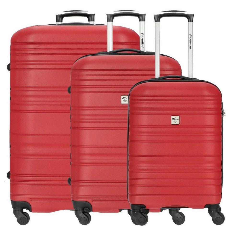 CHECK.IN® Trolley Santiago - 4-Rollen-Trolley Set 3tlg., 4 Rollen