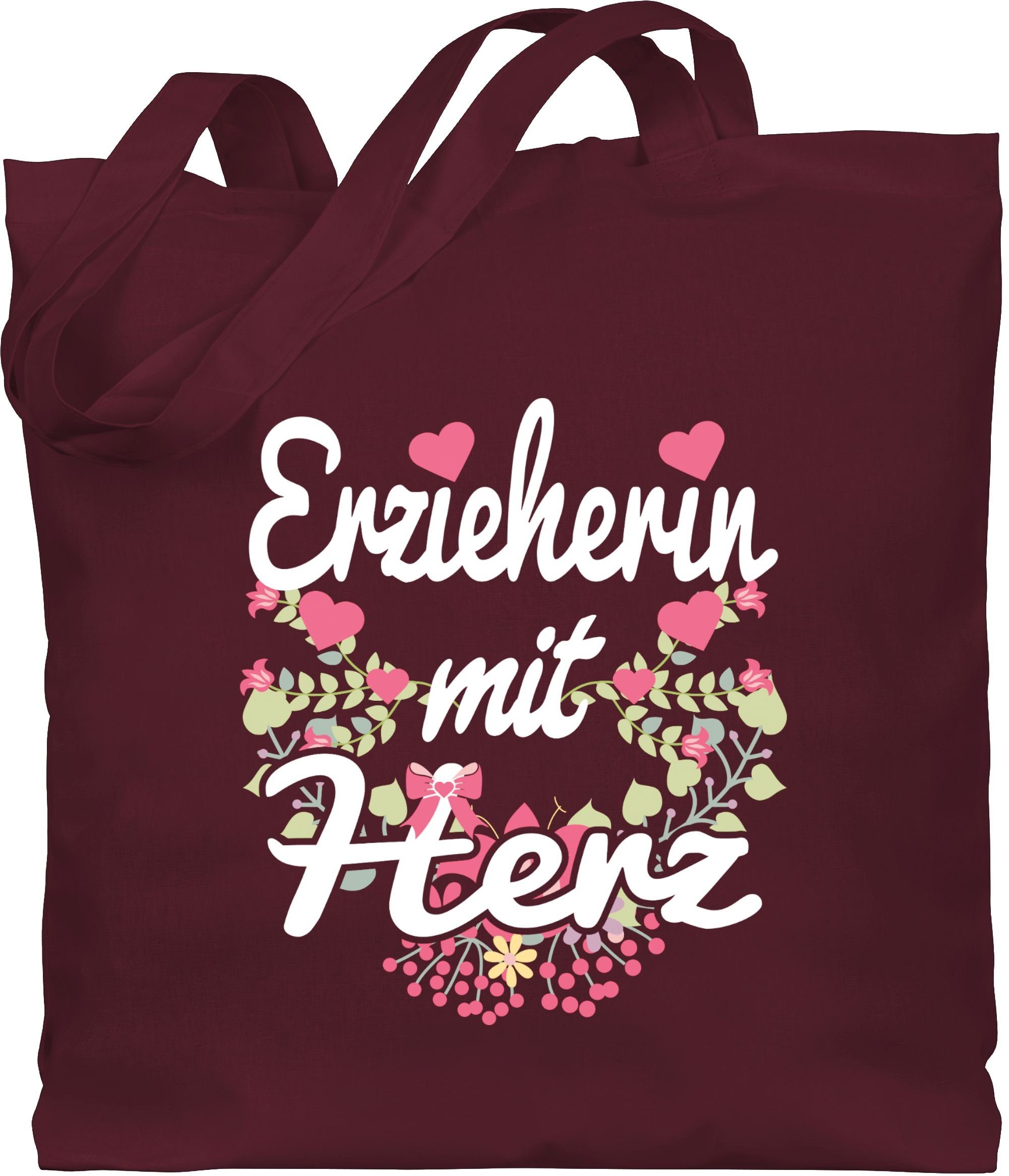 Umhängetasche Erzieherin mit Herz
