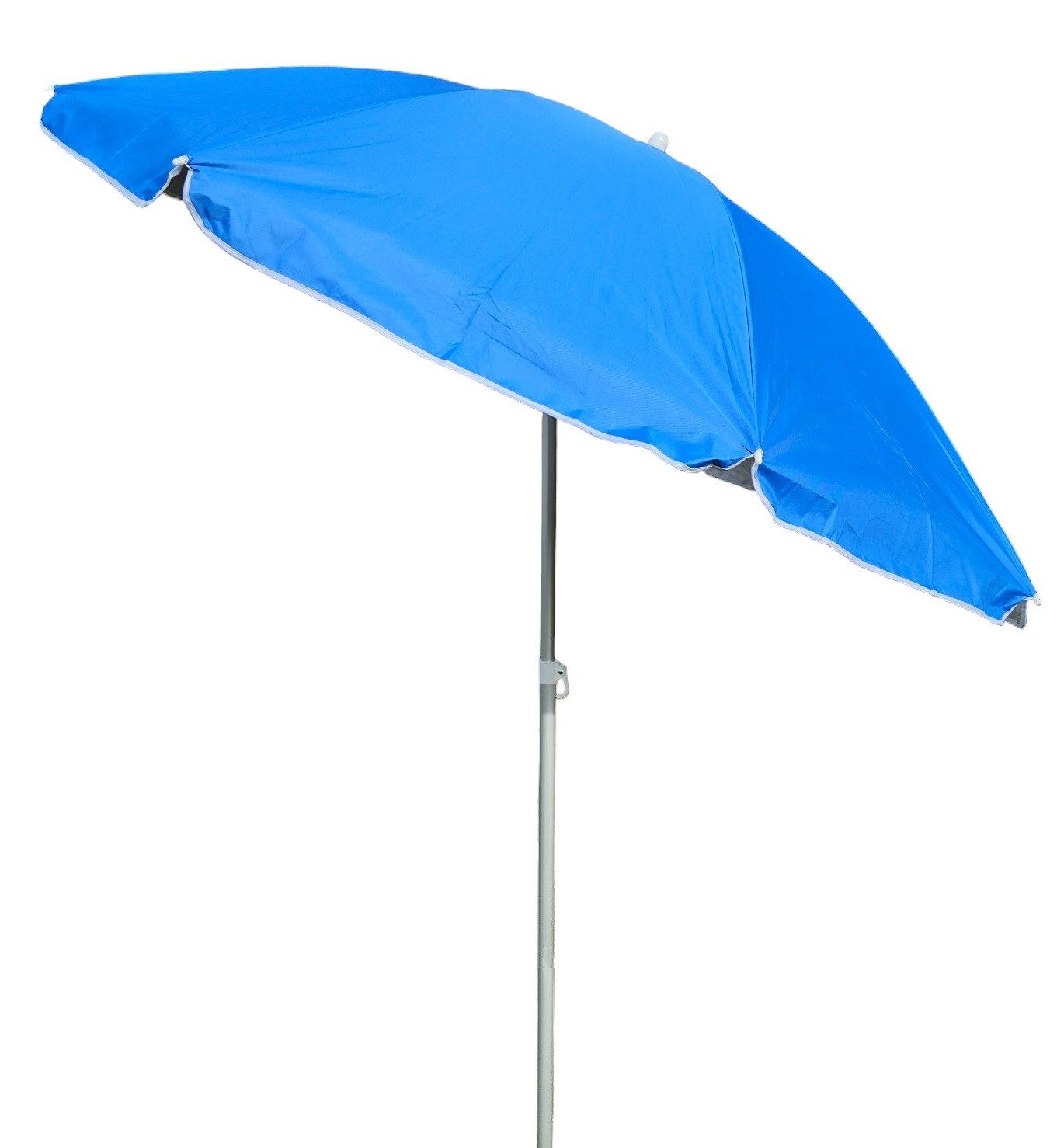 Meinposten Sonnenschirm Strandschirm Strand Reise Stabil UV Schutz UPF 50+ blau 170 cm, abknickbar, Polyester