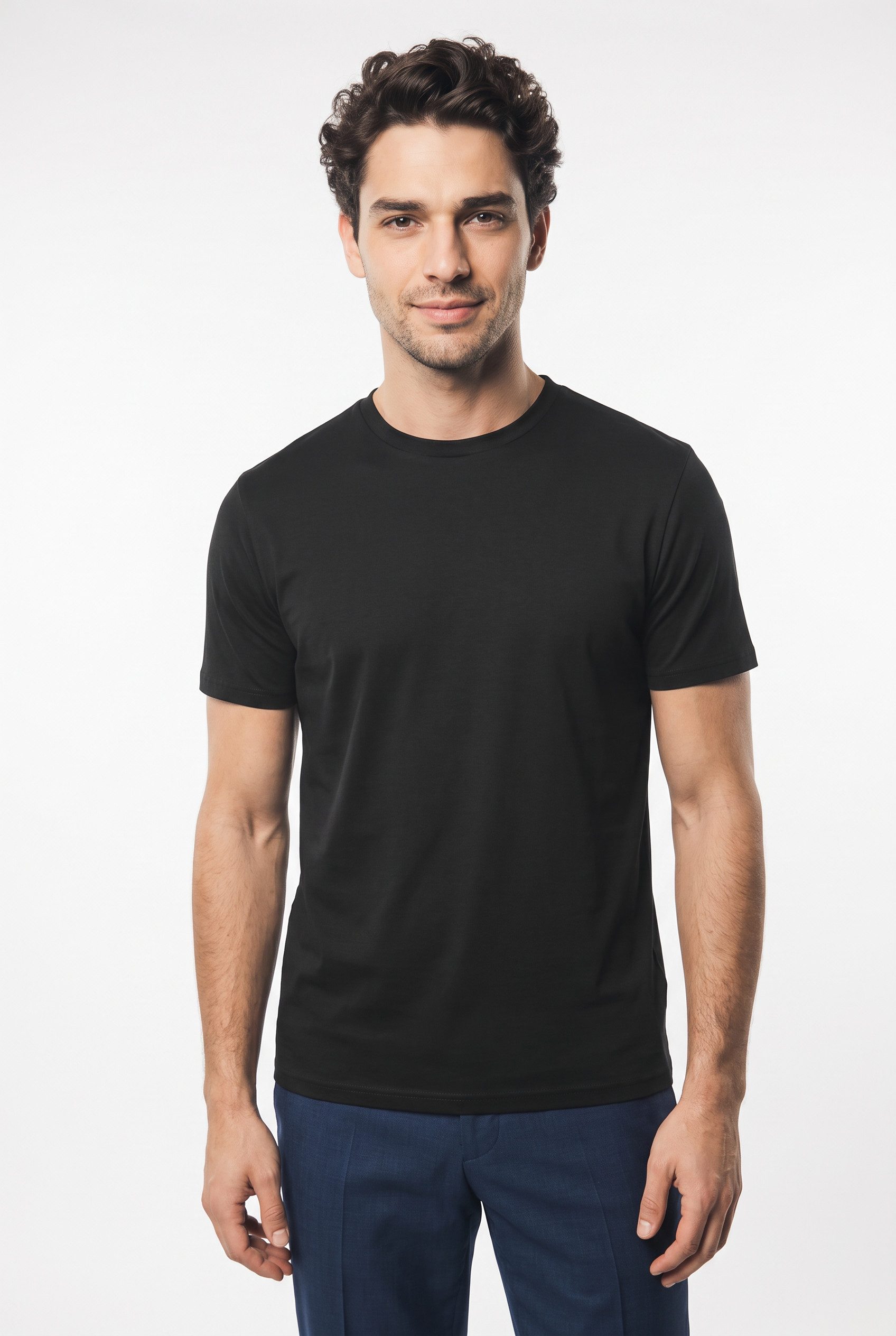 Strellson T-Shirt Flex Cross Shirt Pepe Regular Fit 100% merzerisierte Baumwolle, langlebig pflegeleicht