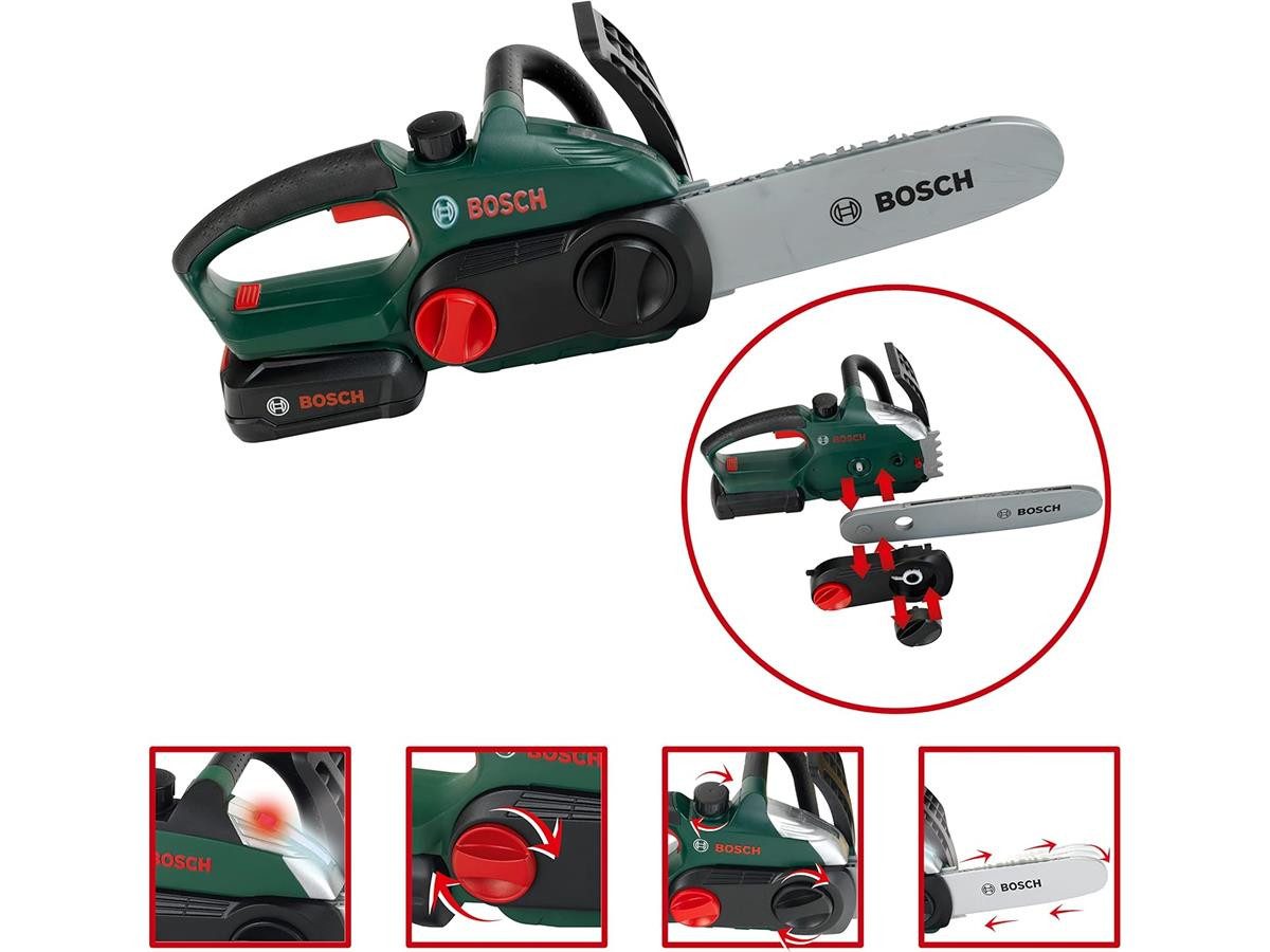 Klein Kinder-Kettensäge BOSCH Theo, im BOSCH Grün Design günstig online kaufen