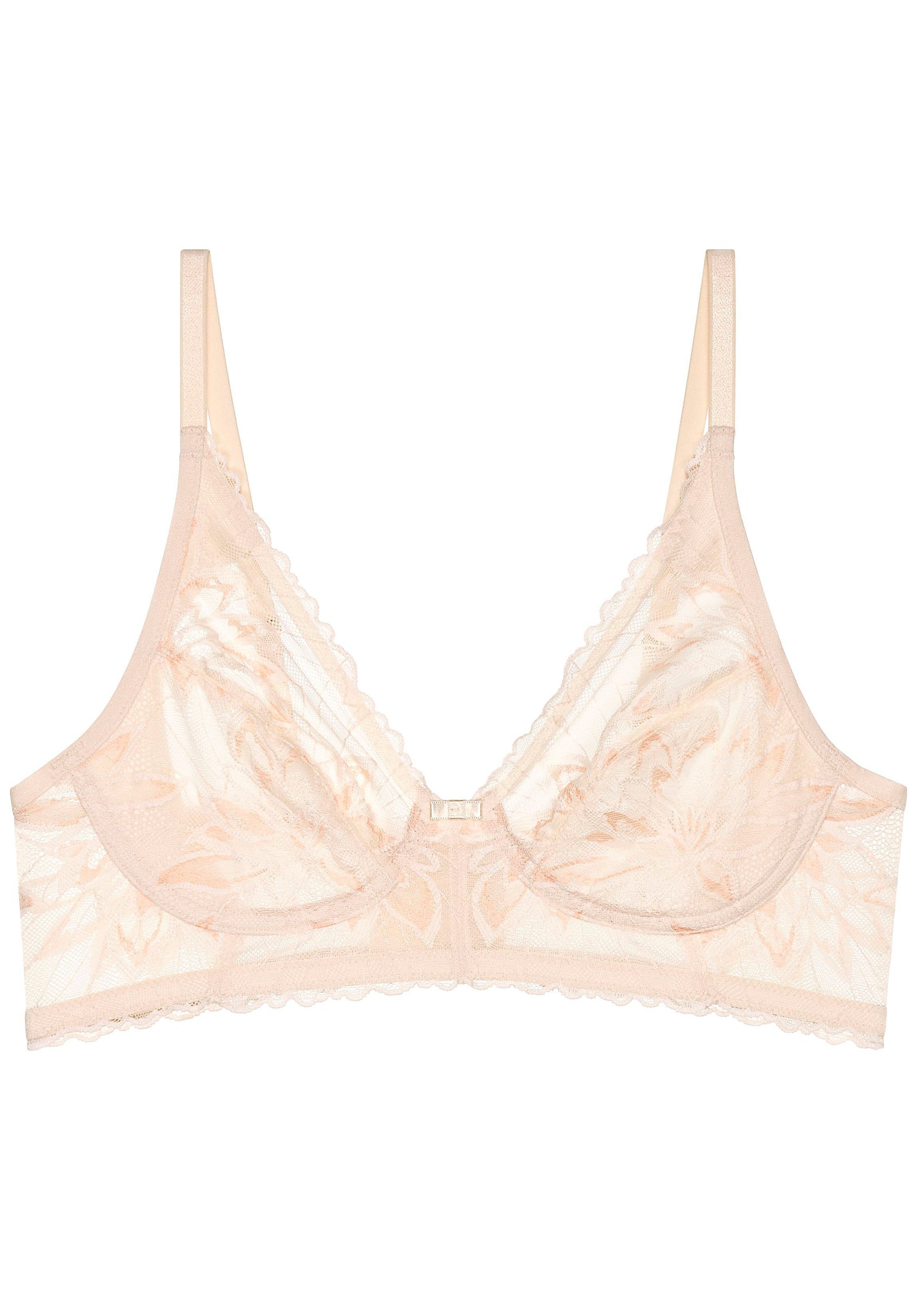 Triumph Bügelloser BH Amourette Charm Delight N mit zarter zweifarbiger Spitze und Push-Up-Effekt