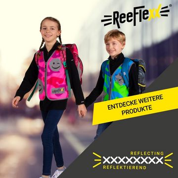 ReeFlexx Warnweste Pink Camou Smiley - Kinderwarnweste