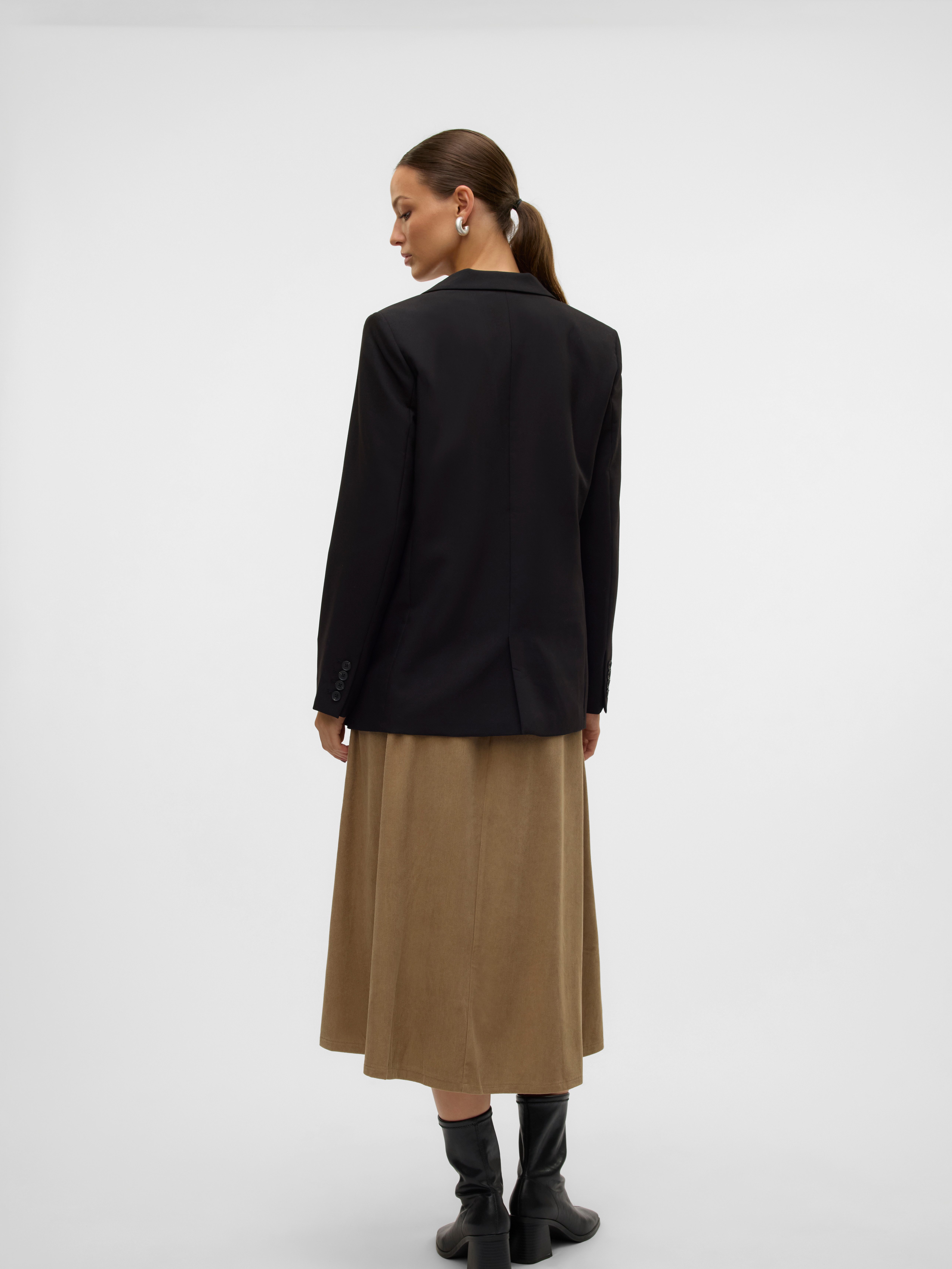 Vero Moda Vmcarmen Blazer Loose Femme - Élégance Décontractée En Viscose