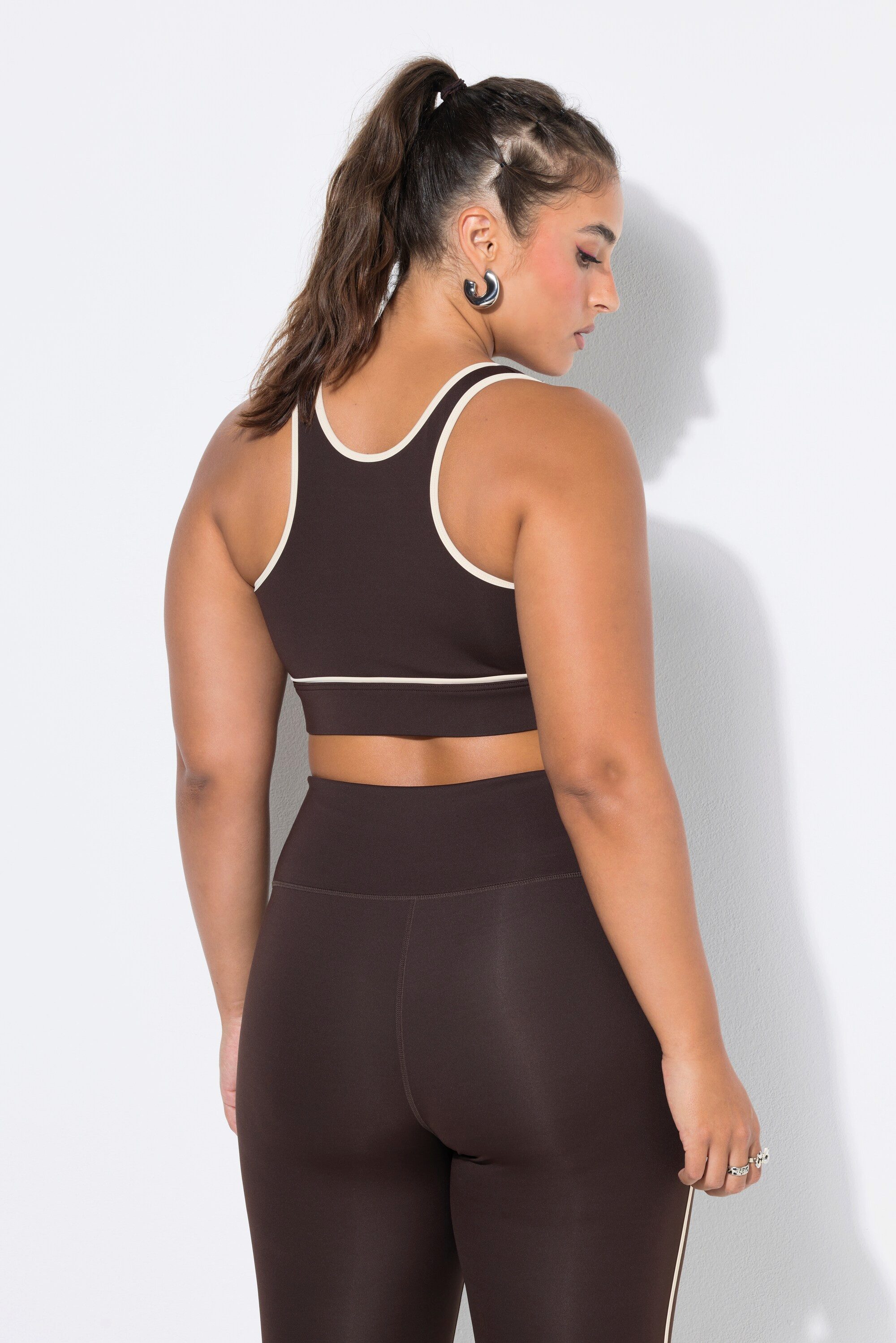 Studio Untold Sport-BH Sport-BH Kontrastpaspel Mesh-Futter – Bild 3 von 4