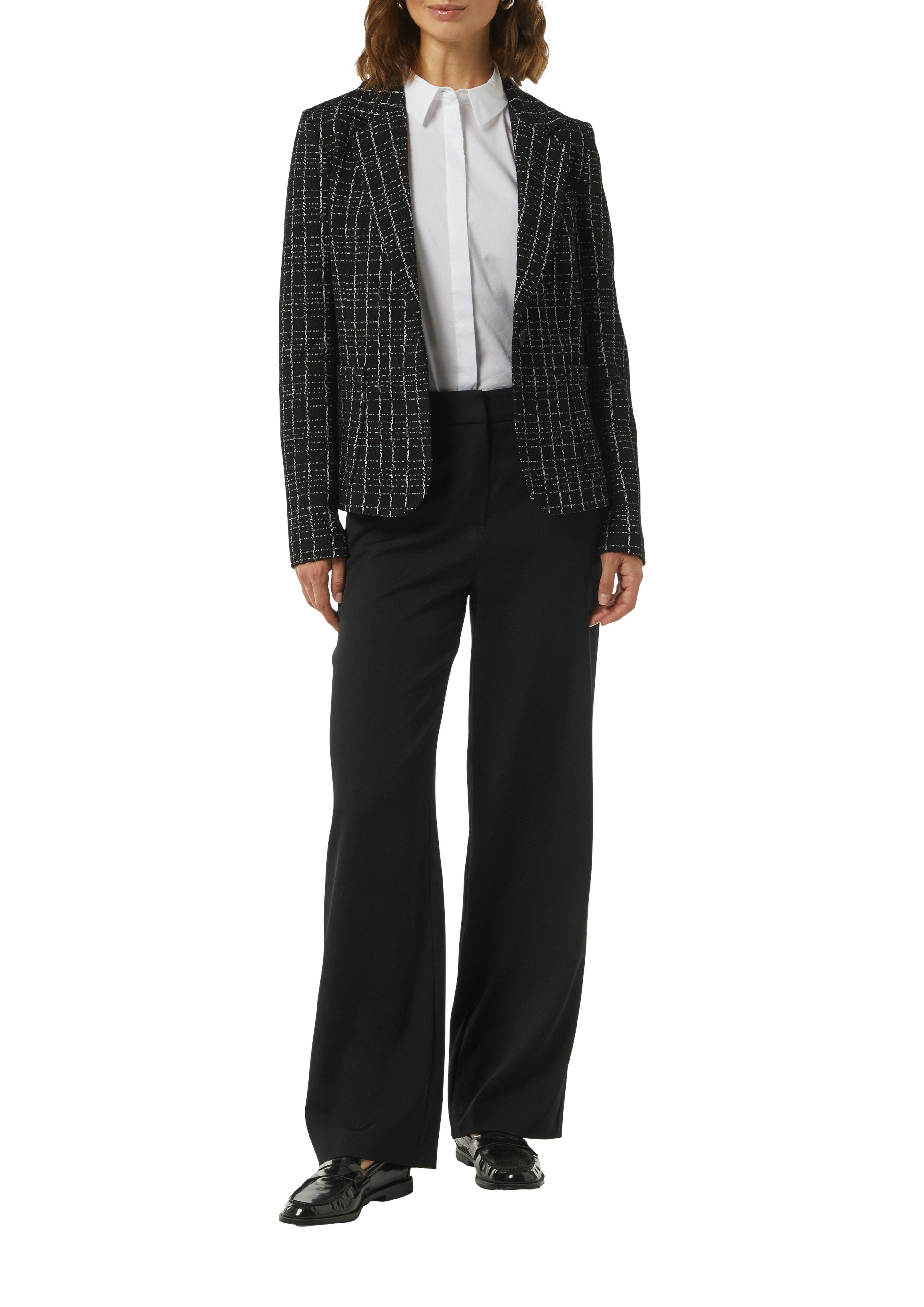 comma Jackenblazer mit Karo Muster günstig online kaufen