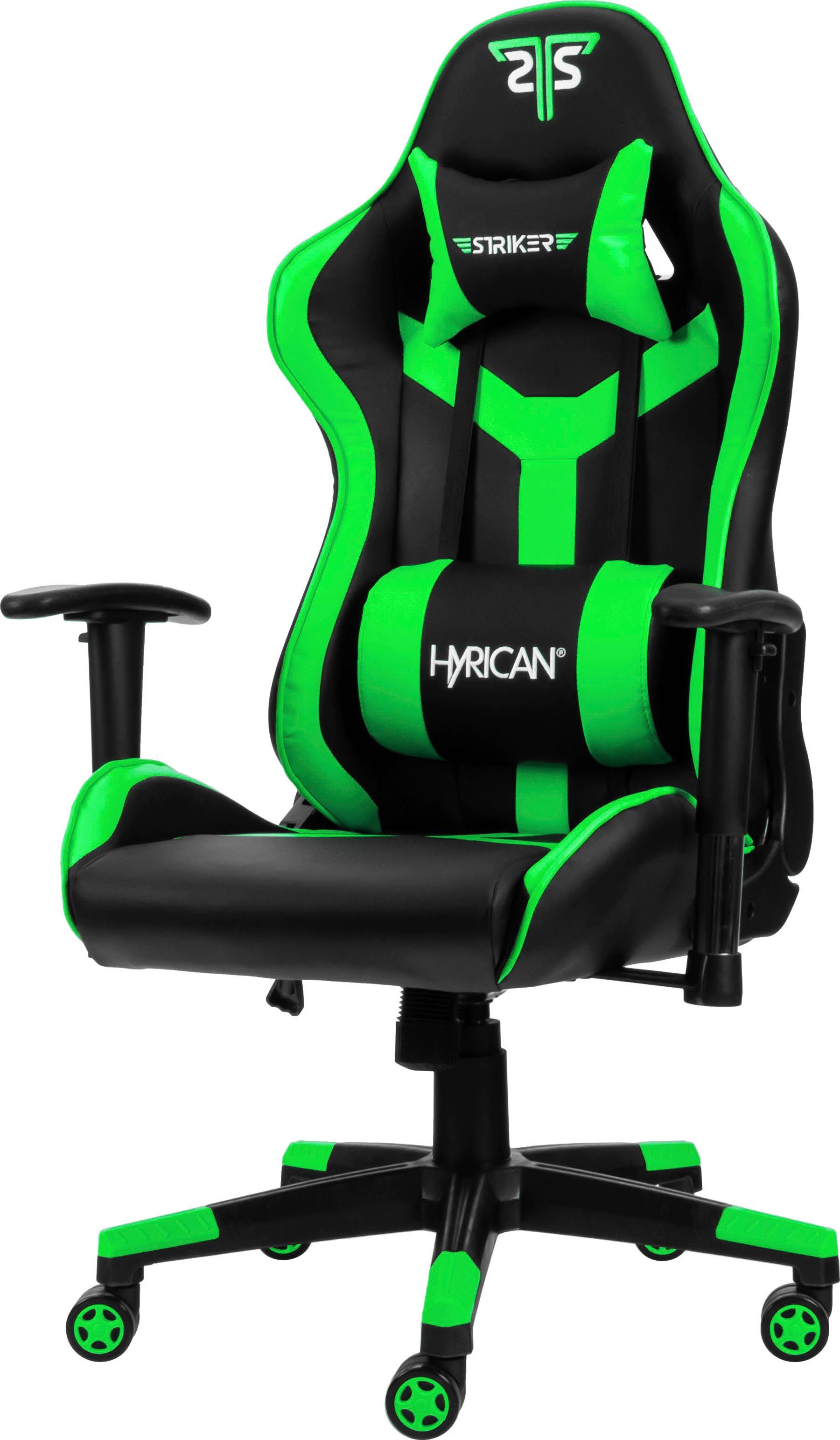 Hyrican Gaming-Stuhl Striker Gaming-Stuhl "Copilot" Gamingstuhl + Stuhlunterlage (Set), Bodenschutzmatte 1100x1100x2mm – Bild 4 von 5