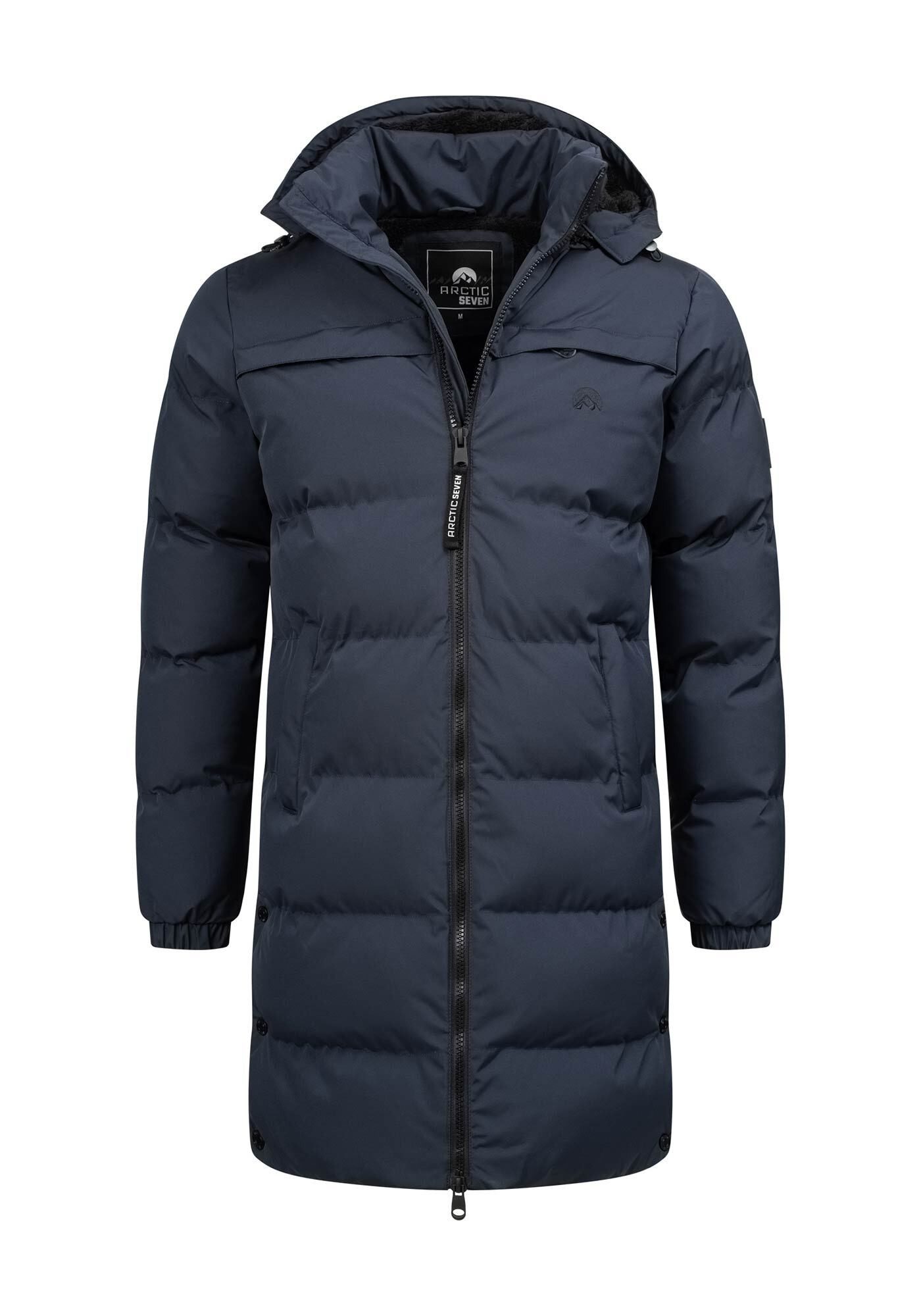 Arctic Seven Winterjacke ASNorwiig mit warmem Teddyfell und abnehmbarer Kapuze – Bild 5 von 5