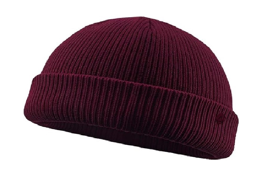 URBAN ACE Beanie Street Classics Docker Fisherman doppellagig Unisex Weinro günstig online kaufen