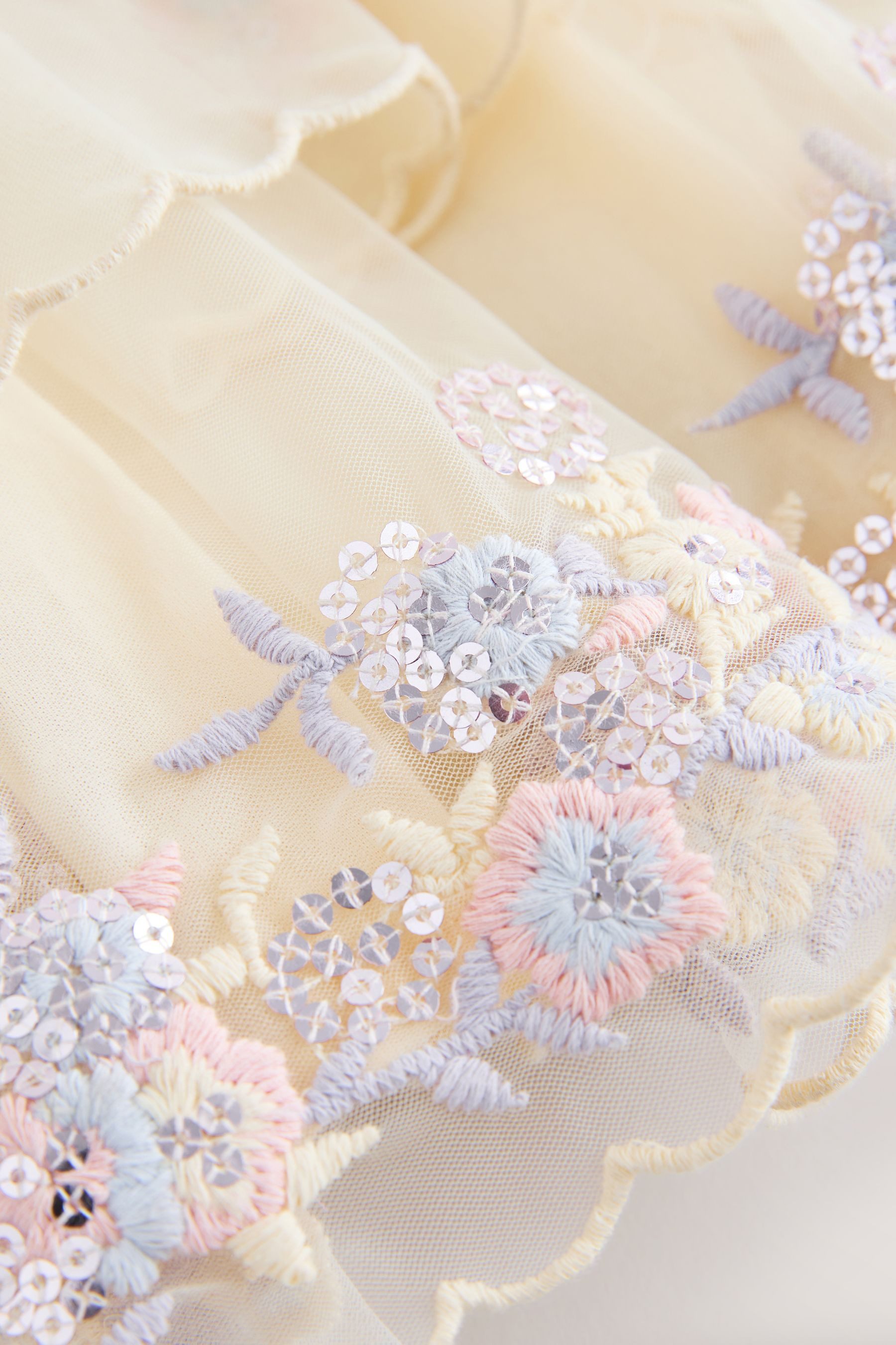 Next Meshkleid Besticktes Kleid aus Netzstoff (1-tlg) – Bild 5 von 5