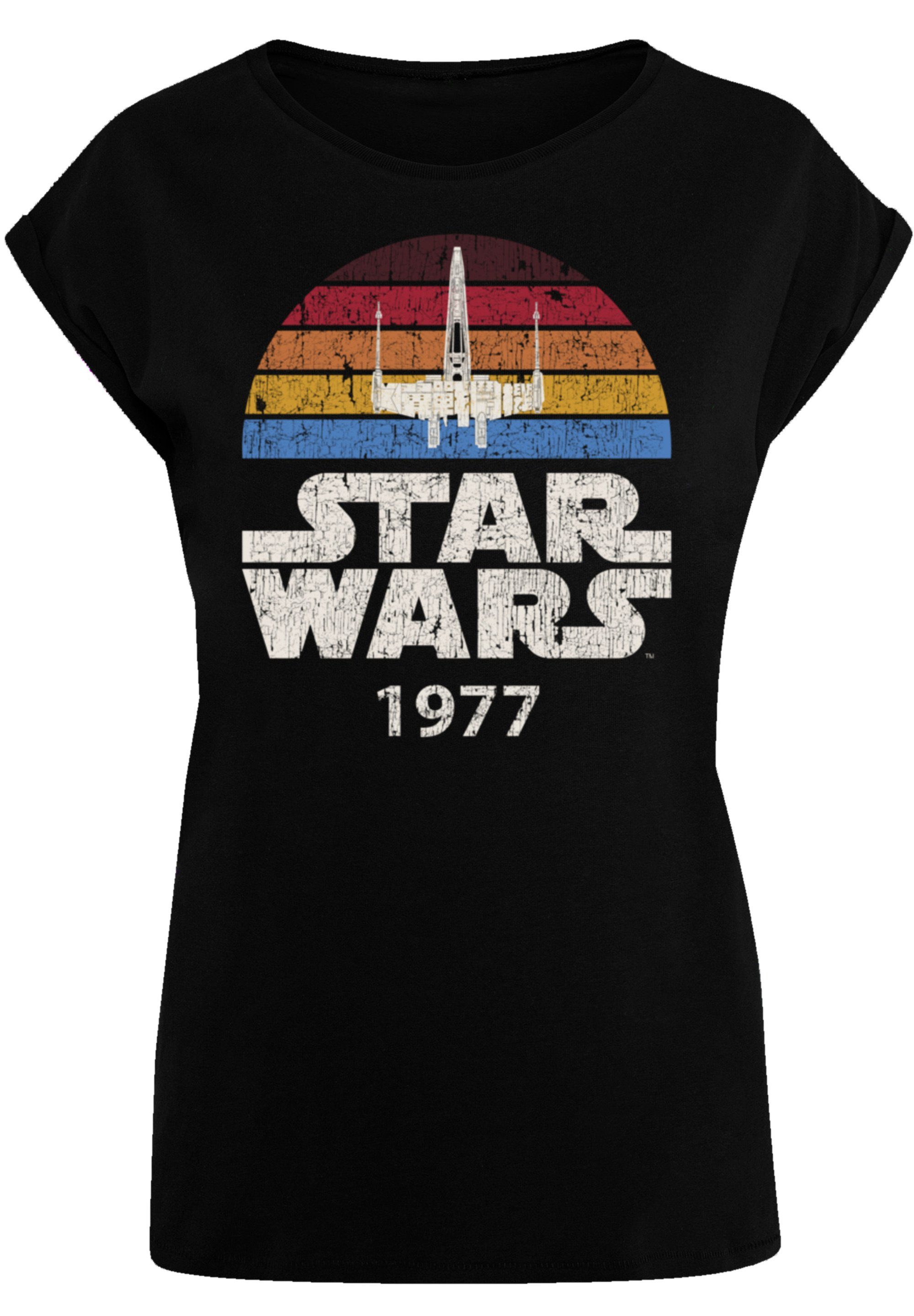 F4NT4STIC Trip Star Premium Wars T-Shirt Qualität X-Wing 1977