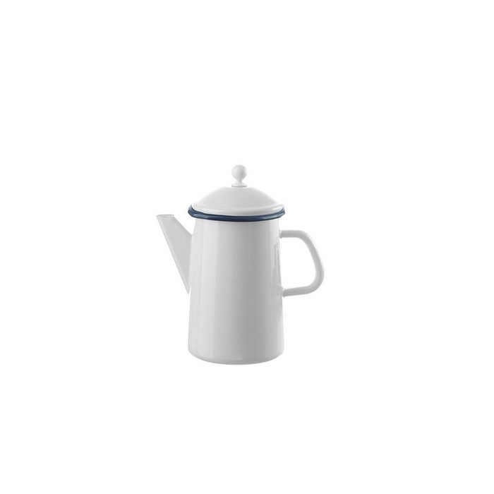 Neuetischkultur Karaffe Kaffekanne Emaille Retro (Stück 1-tlg) Krug Emaillekanne Teekanne