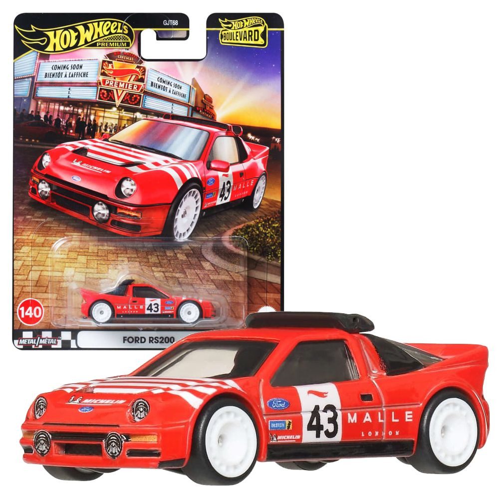 Hot Wheels Spielzeug-Rennwagen Ford RS200 JBL29 Hot Wheels Boulevard Fahrzeug
