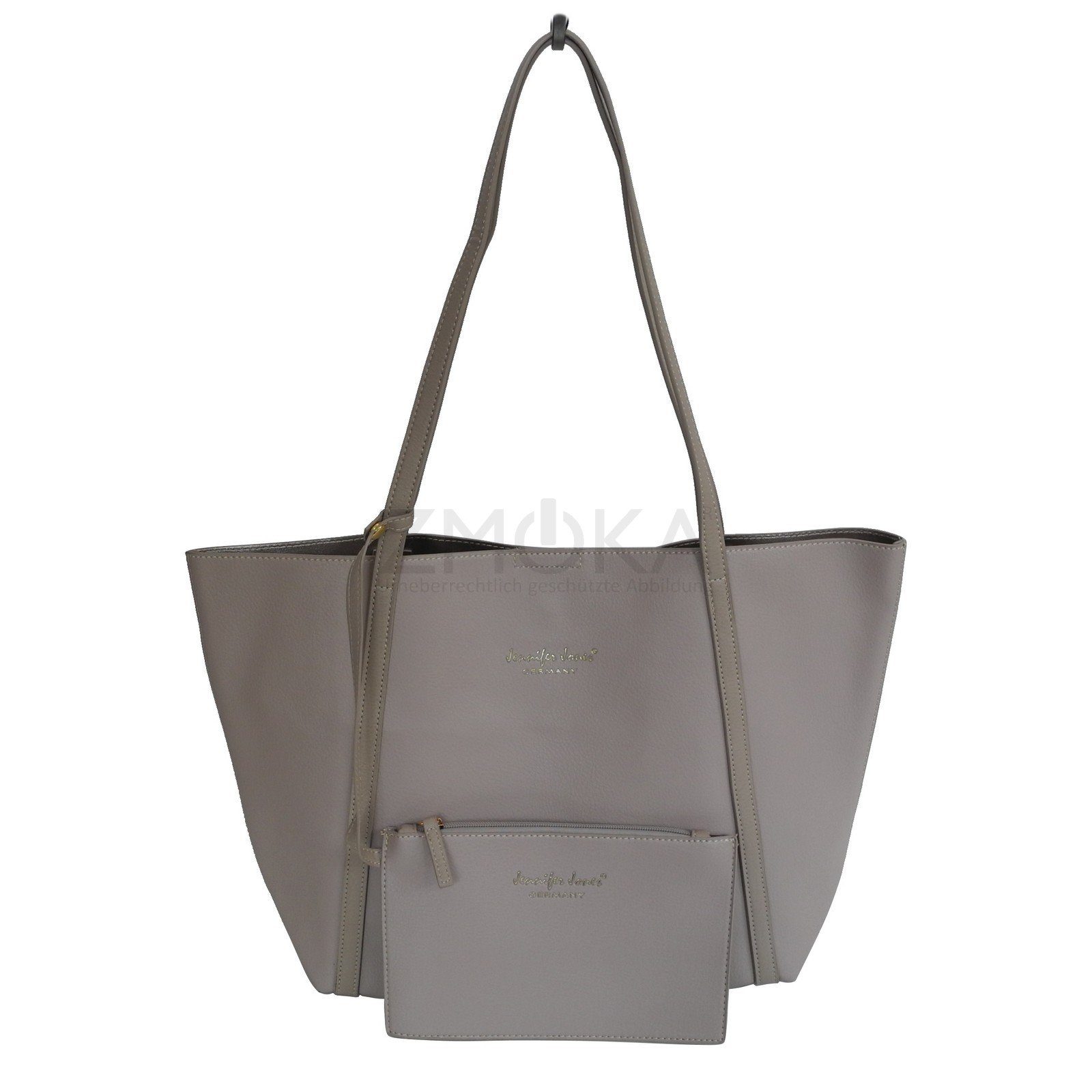 - Schultertasche Taupe Handtasche Jones Shopper große Hell Jennifer Handtasche Auswah Jones Damen Jennifer