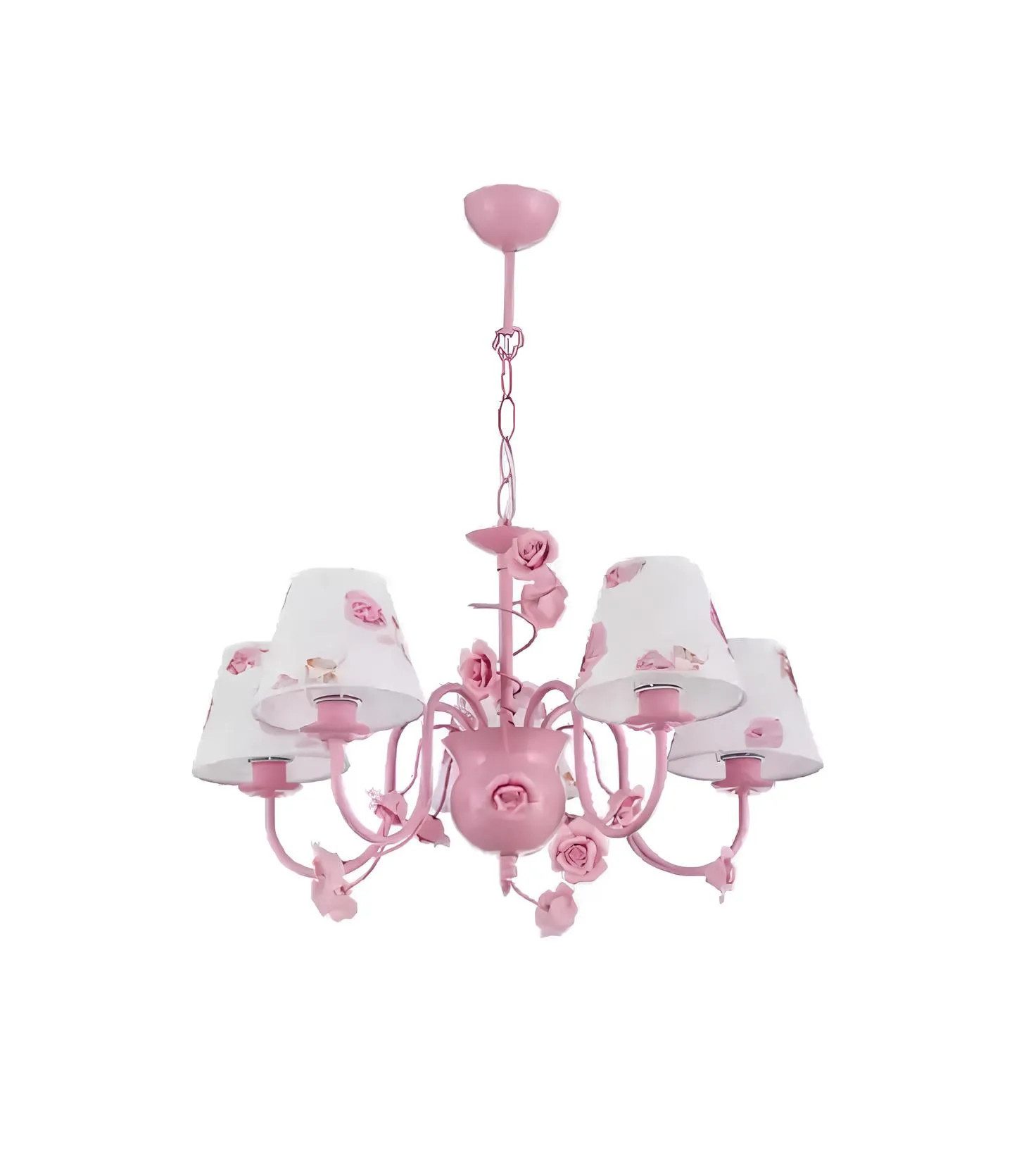 JVmoebel Люстры Rosa Люстры Leuchte Лампы Deckenlampen 65 x 60 cm, Leuchtmittel wechselbar, Made in Europa