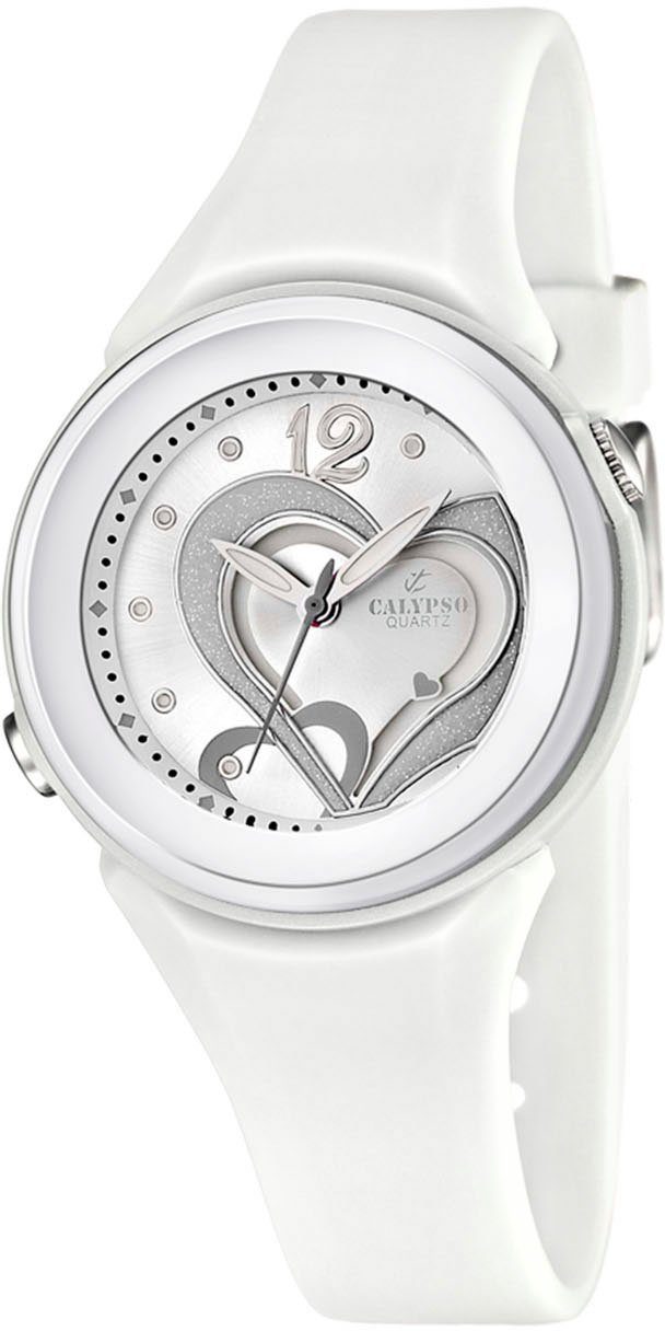 Herzmotiv mit CALYPSO WATCHES Quarzuhr K5576/1,