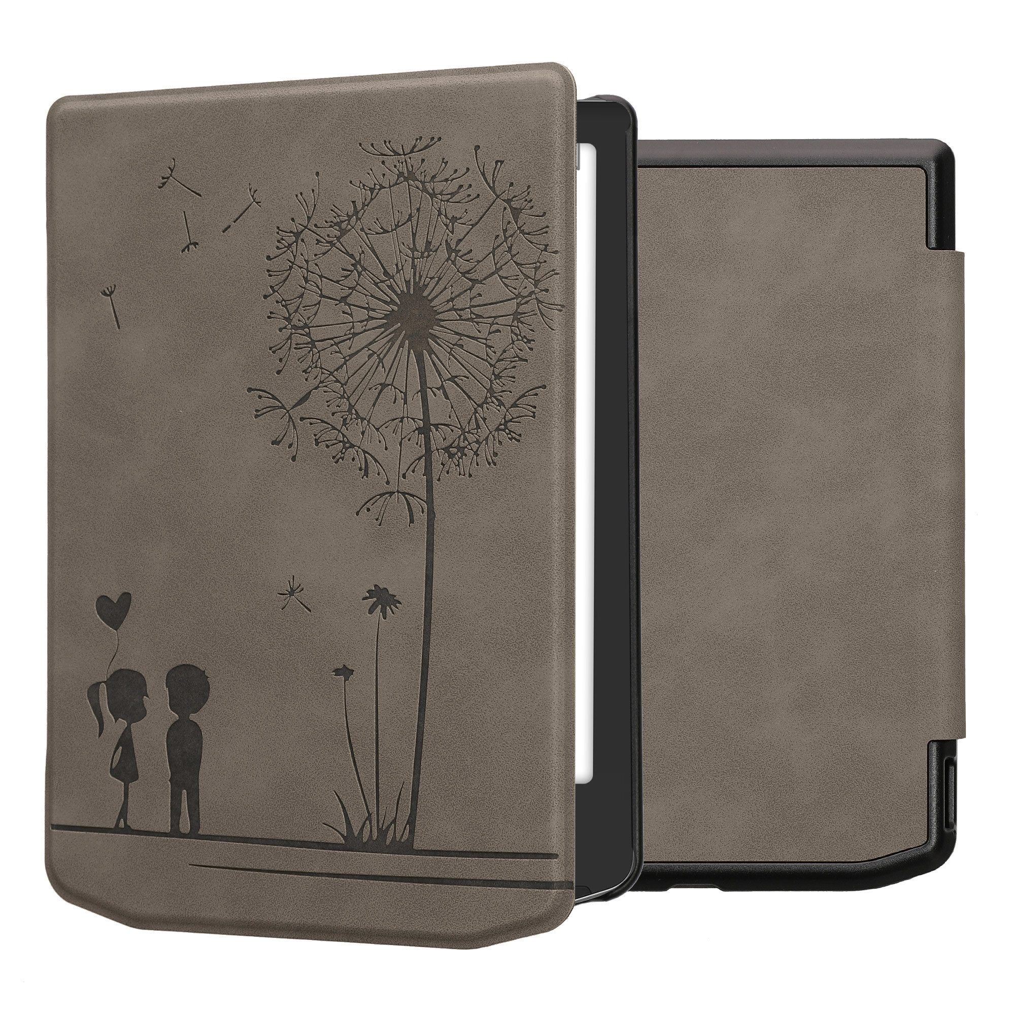 kwmobile E-Reader-Hülle Schutzhülle für Pocketbook Verse / Verse Lite / Verse Pro / Color, eReader Flip Case mit Auto Sleep Funktion