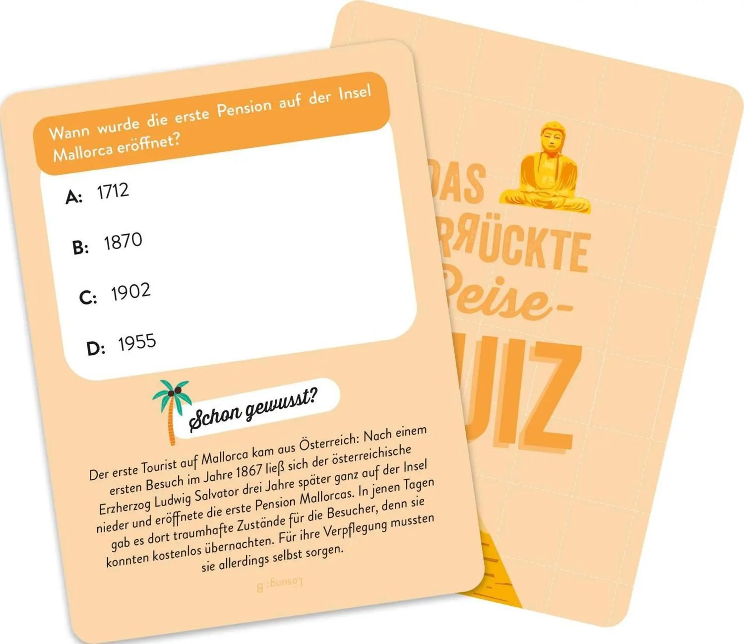 groh Verlag Spiel Das verrückte Reise-Quiz