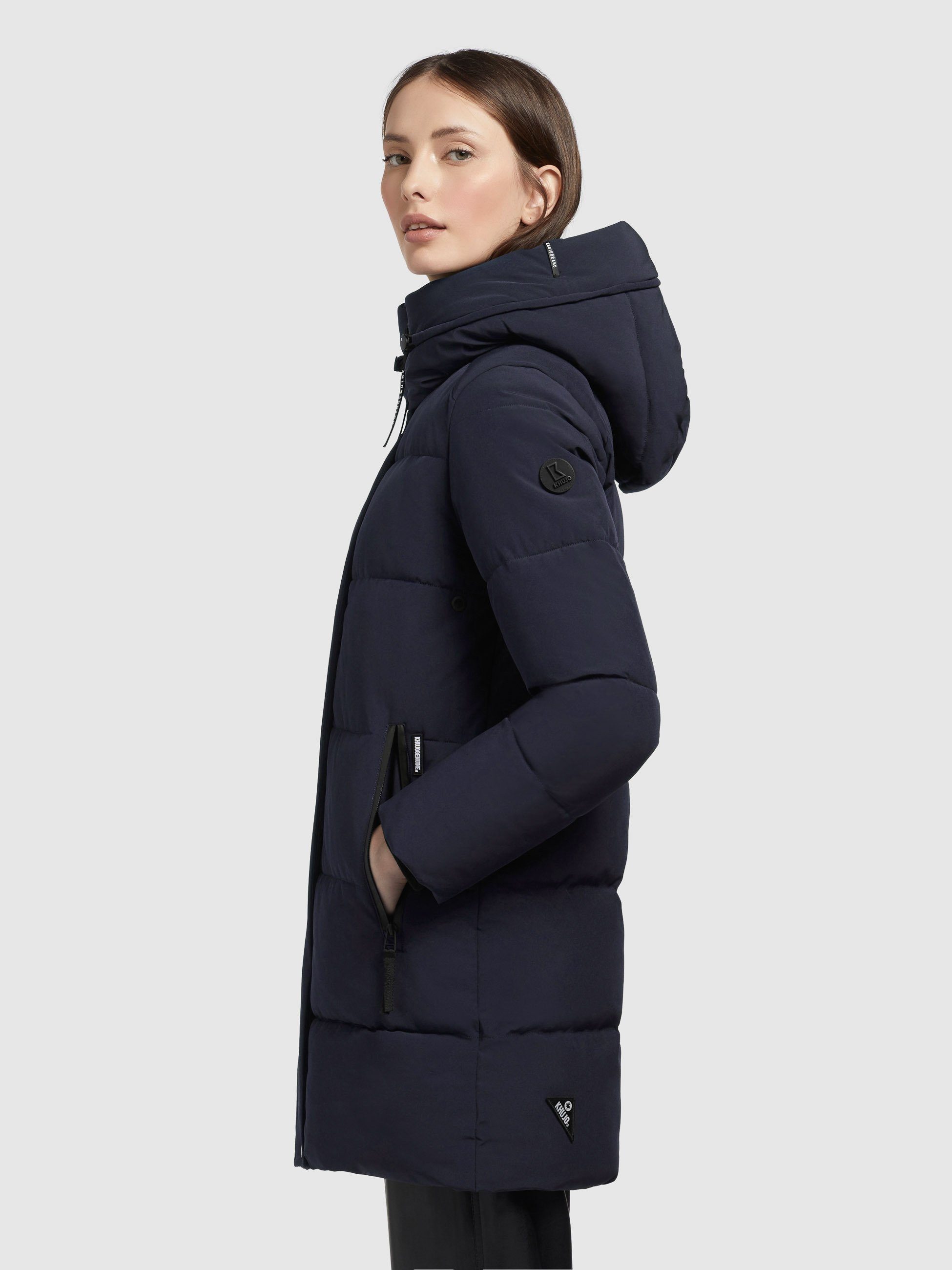 WETER khujo Steppjacke (1-St) Dunkelblau