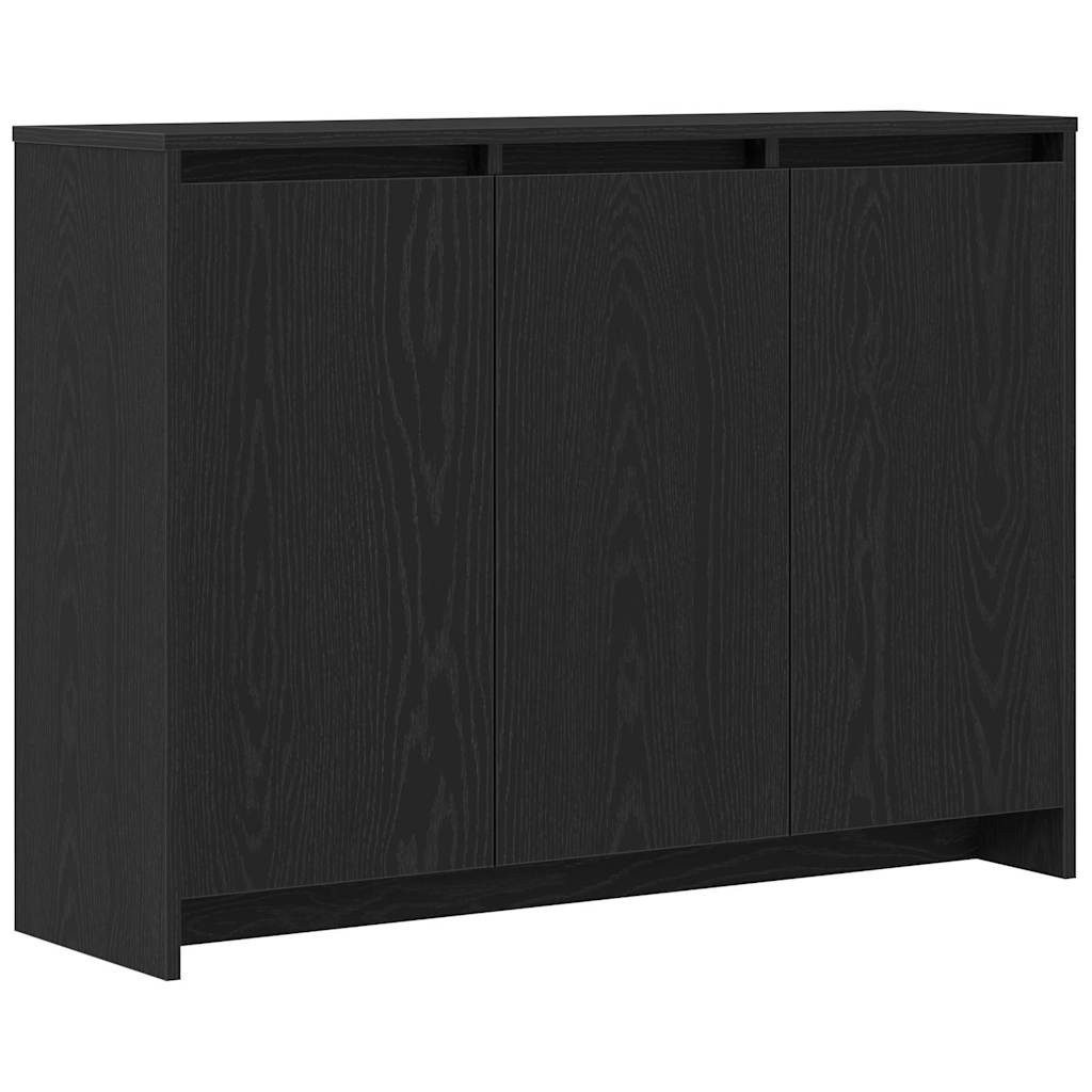 vidaXL Sideboard Sideboard Schwarz 102 x 33 x 75 cm Holzwerkstoff (1 St)