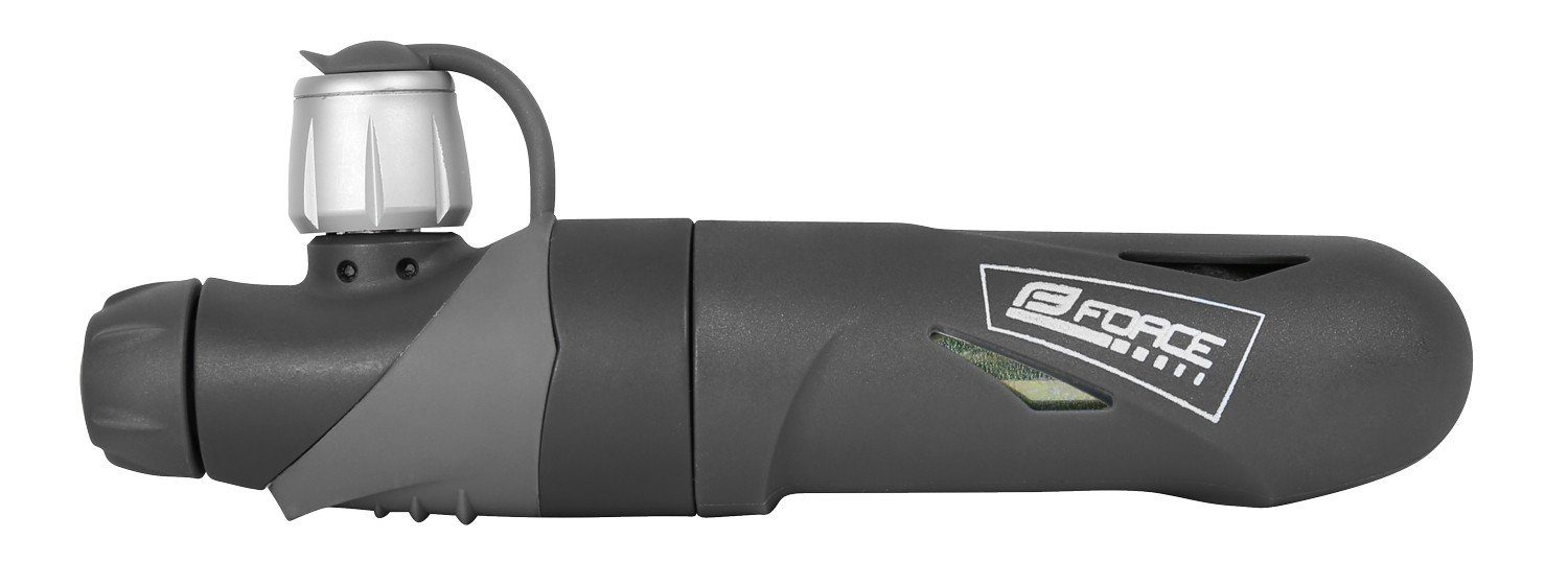 FORCE Sattelklemmring Mini Pumpe (Inflator) FORCE SHIELD für CO2-Kartuschen