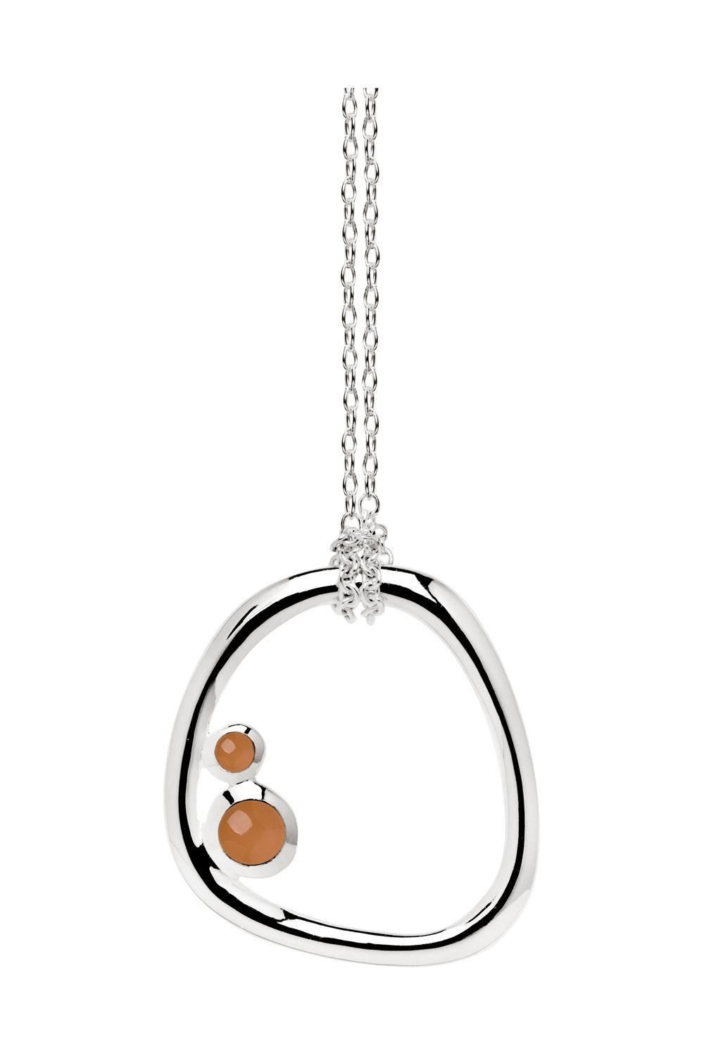 Marc O'Polo Collier Damen 925er Sterling-Silber Silber 43cm BA9190220267