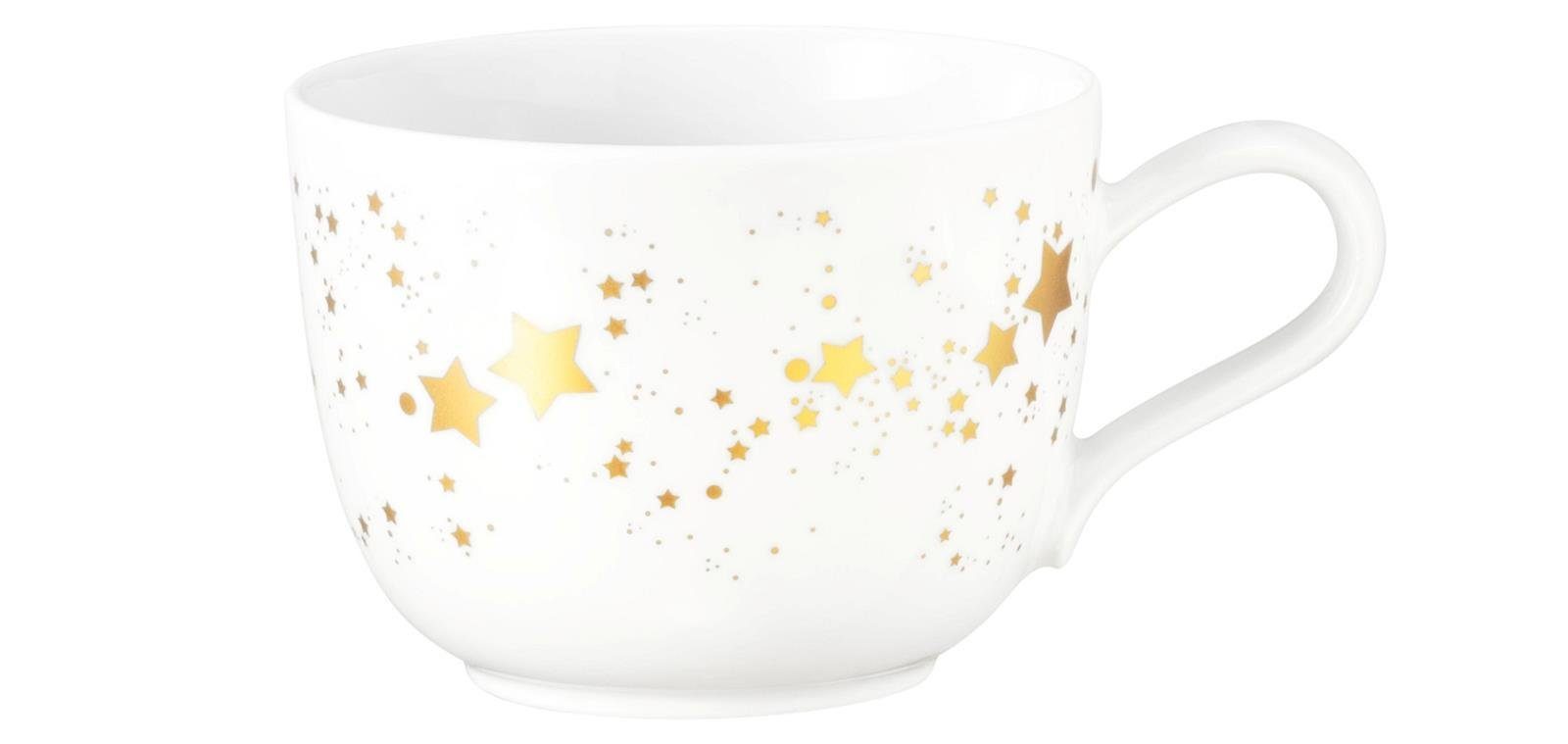 0,26 l, Weiden Seltmann Golden Becher Porzellan Weiden Star Liberty Kaffeeobere Seltmann