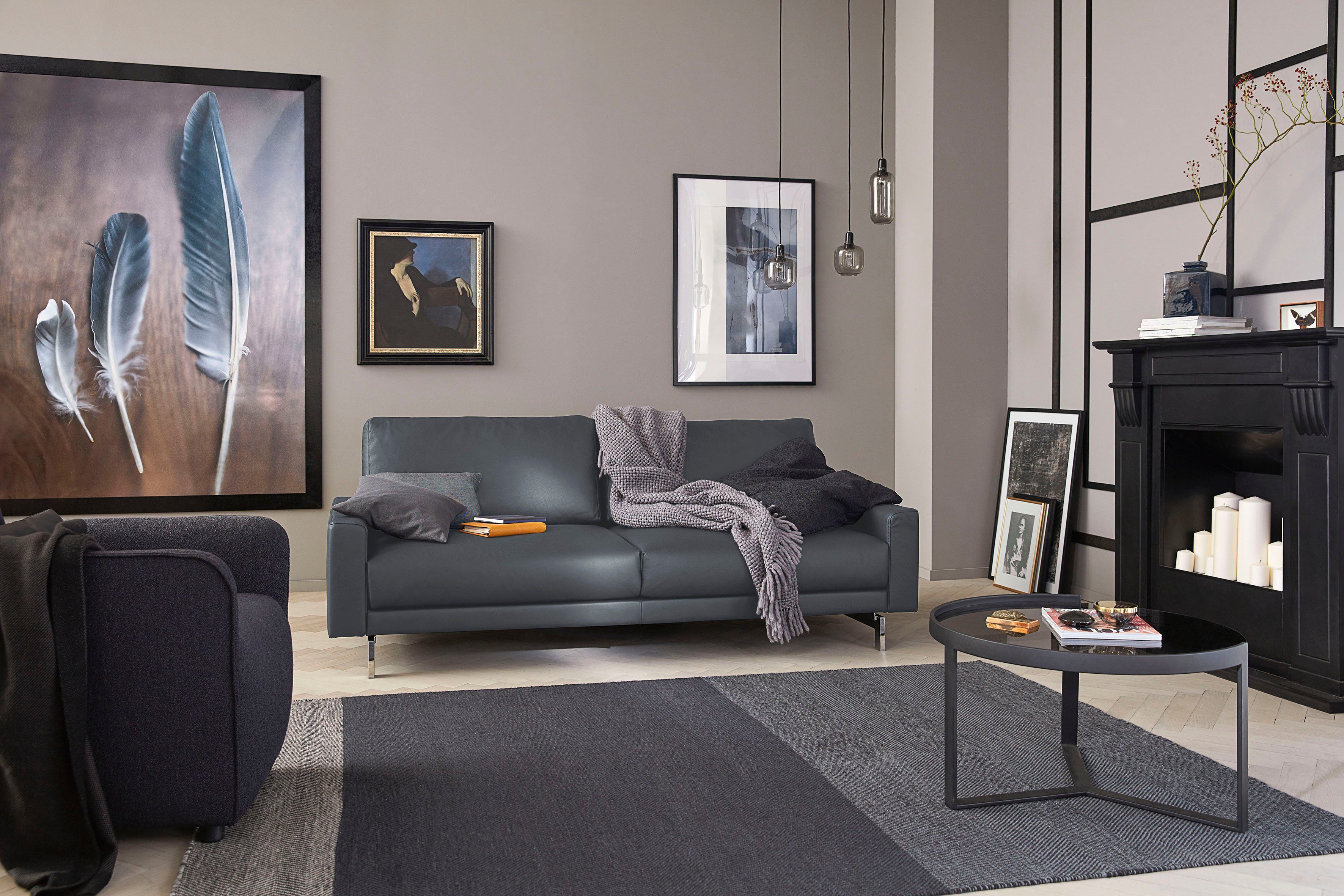 Creation BY ROLF BENZ 2-Sitzer CR.450, Designsofa, Loungesofa, bequem und elegant, Armlehne niedrig, Fuß chromfarben glänzend, Breite 164 cm