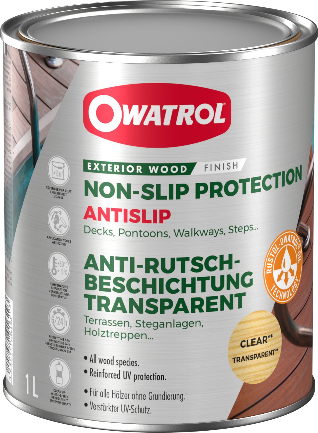 OWATROL Holzöl Antislip