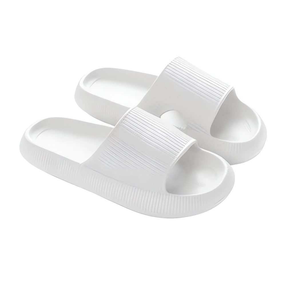 Blusmart Damen Herren Badeschuhe Badepantolette (EVA Rutschfest Pantoletten, Dicke Sohle bequeme) für Badezimmer, Schlafzimmer, Wohnzimmer, Strand, Freizeit