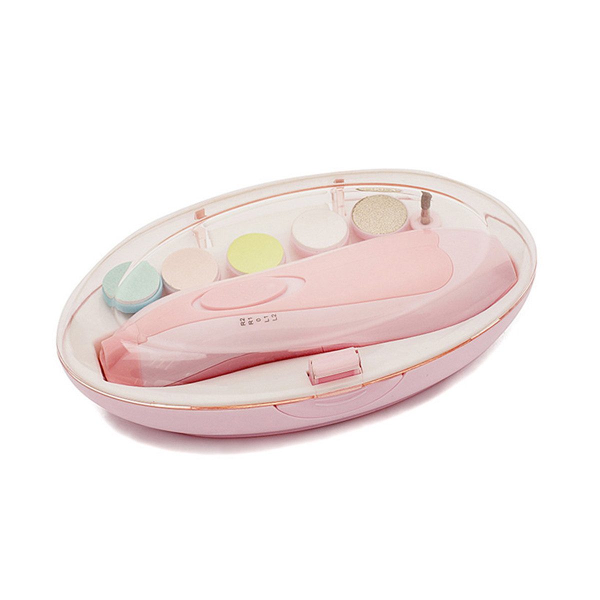 XDeer Nagelschere Baby Nagelpflege-Set Elektrisch Baby Nagelfeile mit 6, Schleifköpfe Baby Nageltrimmer Sanfter Baby Nagelknipser