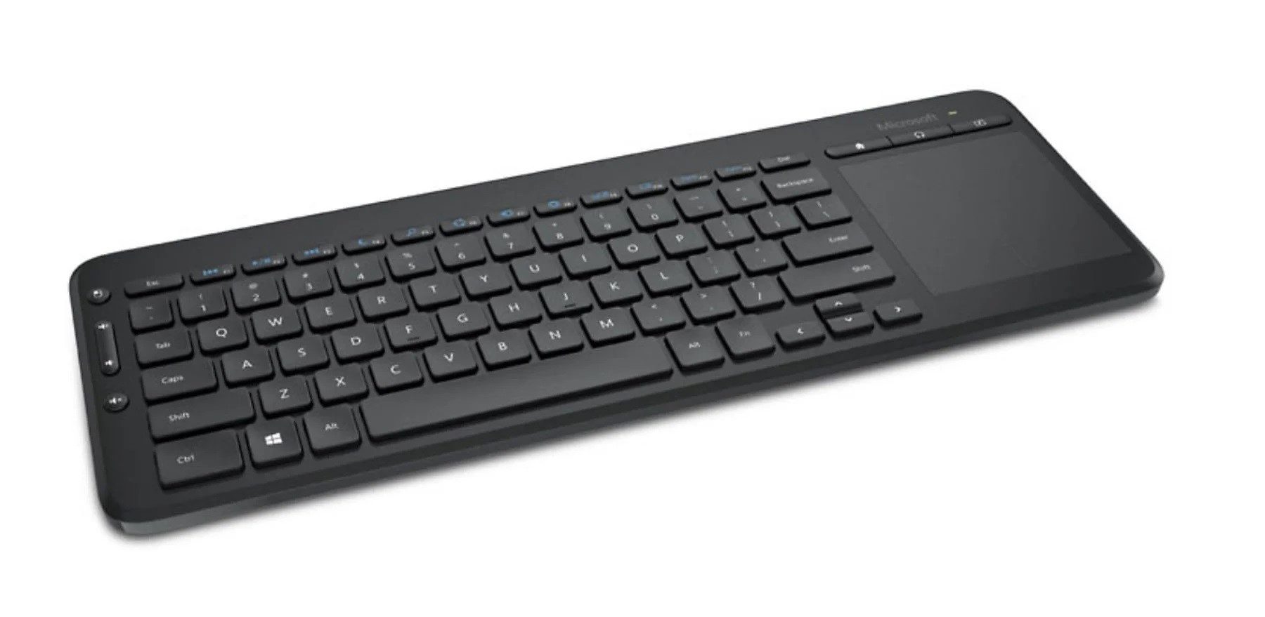 Microsoft All-in-One Media Tastatur mit Touchpad CZ/SK-Layout (N9Z-00020) Tastatur