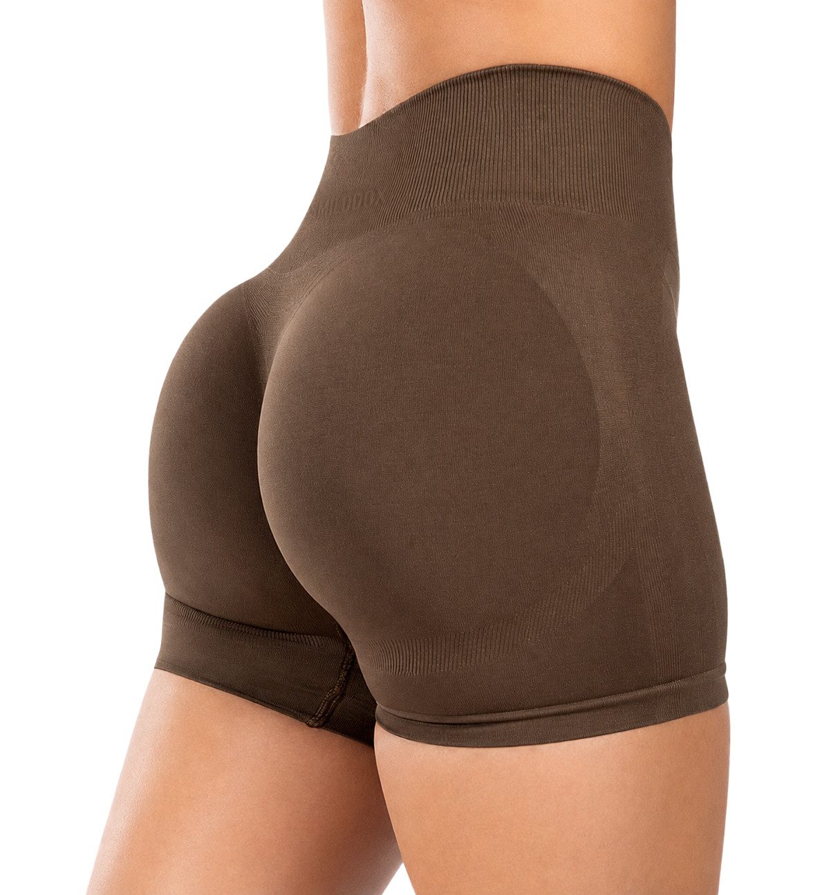 Smilodox Shorts Priska Gymshorts Damen, Shaped Fit, Seamless Radlerhose, Squatproof Scrunch, schweißabweisend, Funktionsmaterial, feminin, Komfort