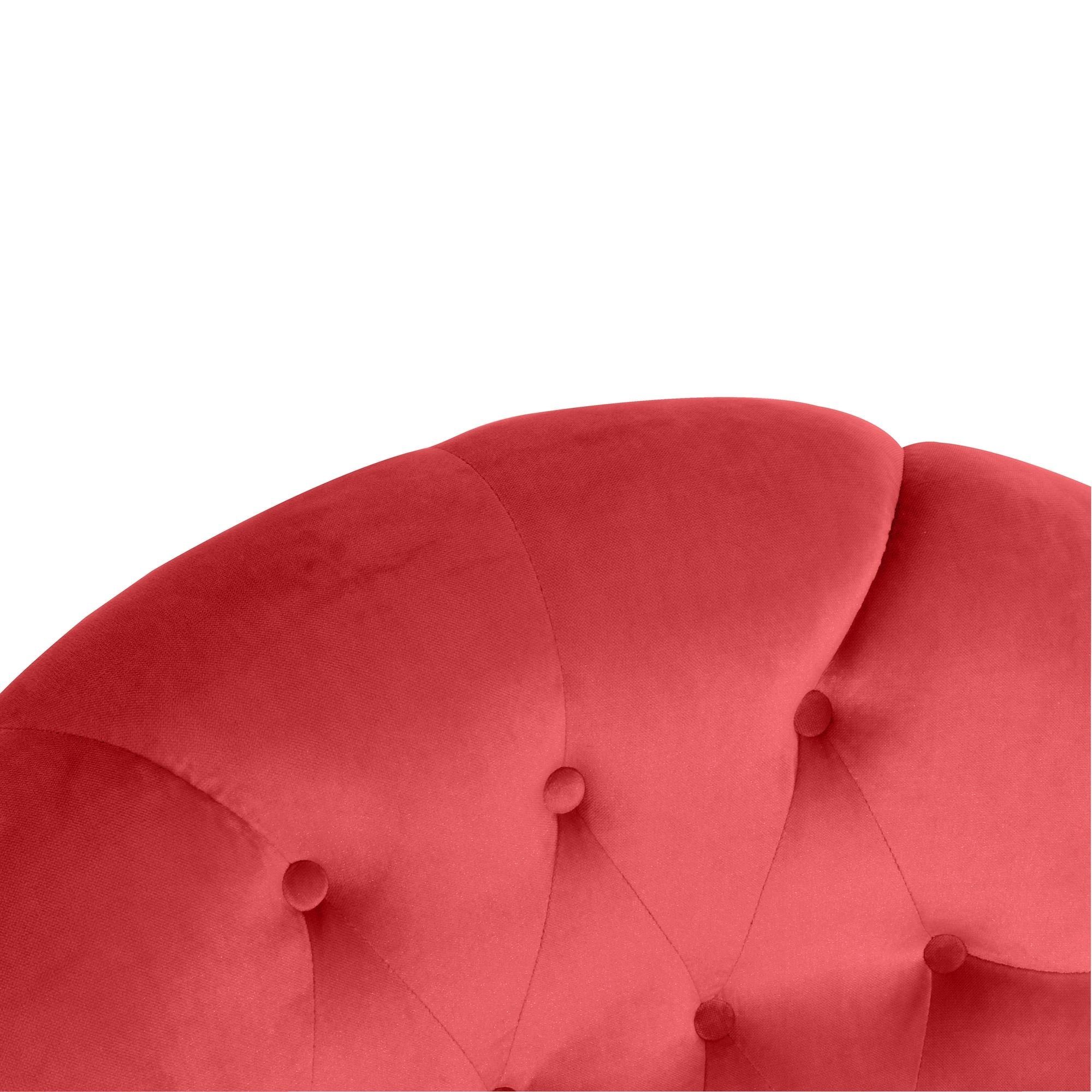 58 aufm Kessel hochwertig rot (Sparpreis 21410 / verarbeitet,bequemer Sessel Kalinka inkl. Versand, natur Buche Sitz 1-St), Kostenlosem Samtvelours Sessel Bezug