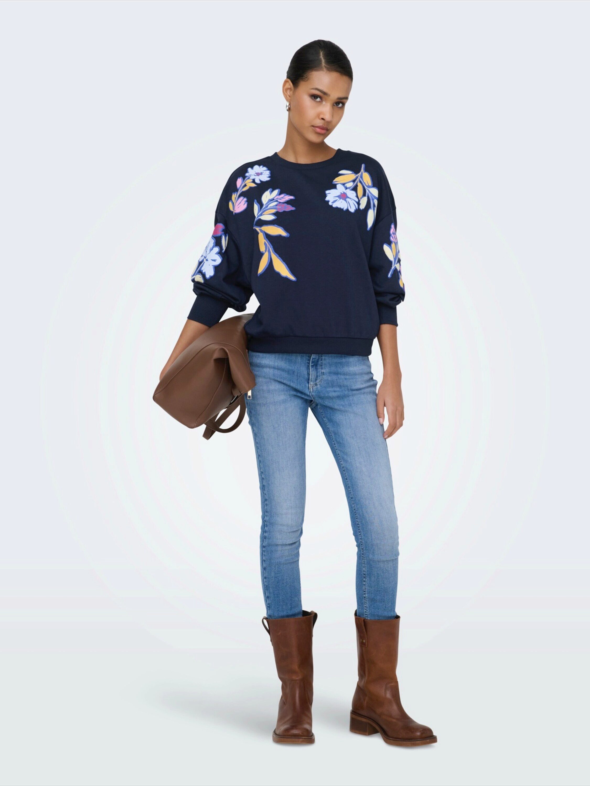ONLY Sweatshirt ONLBrooke (1-tlg) Plain/ohne Details – Bild 4 von 5