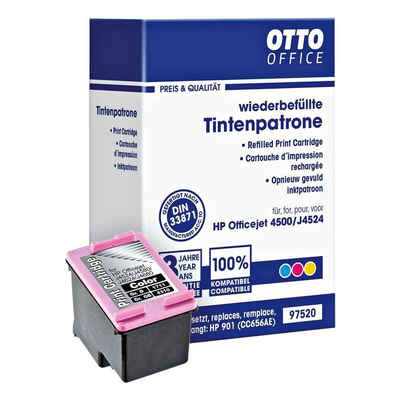 Otto Office CC656AE Tintenpatrone (ersetzt HP CC656AE, Nr. 901, 3-farbig)