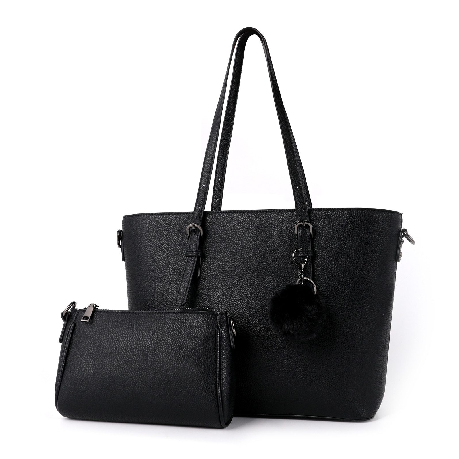 TAN.TOMI Shopper Damen Handtasche mit Geldbörse und Schlüsselanhänger (Groß günstig online kaufen