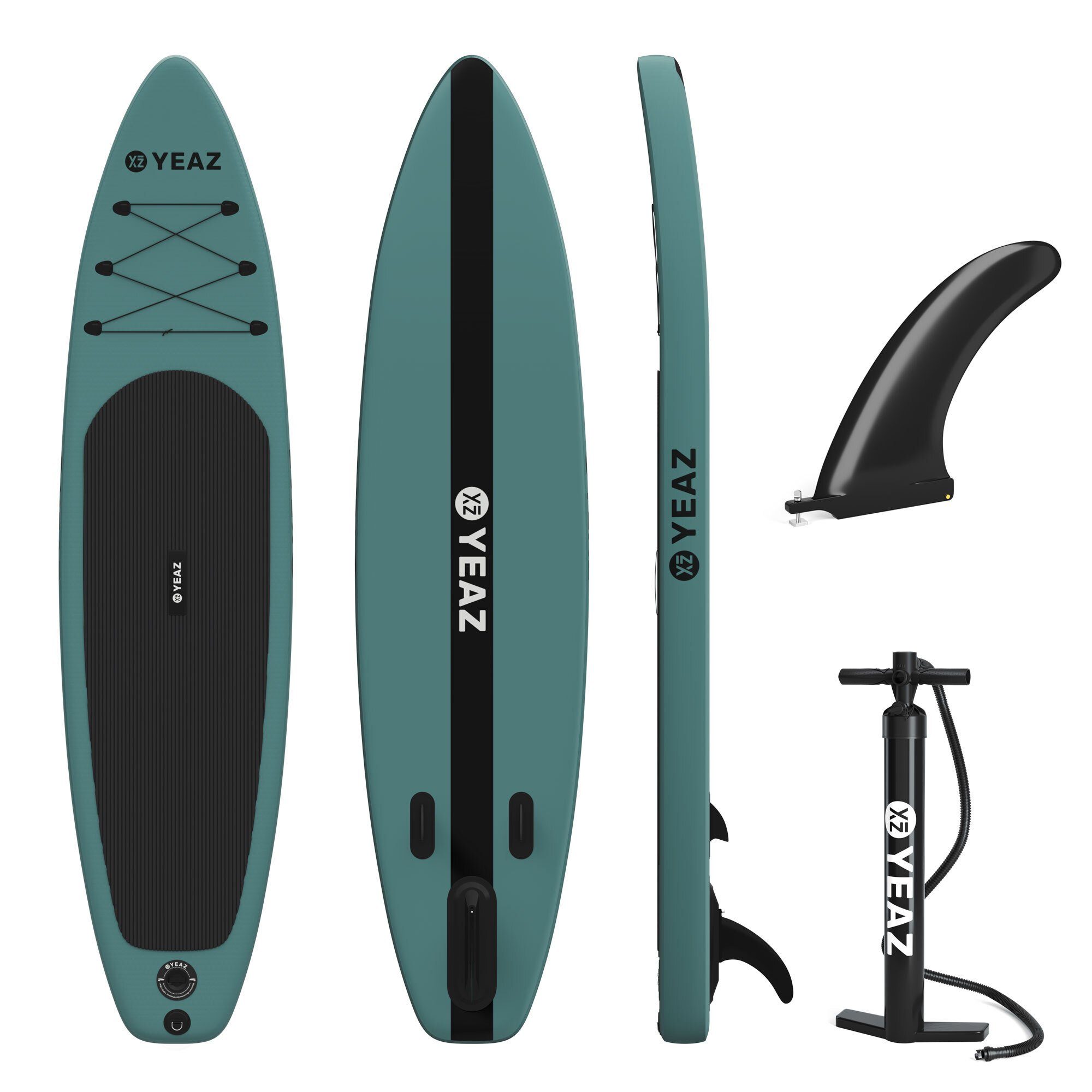 YEAZ Inflatable SUP-Board COSTIERA - EXOTRACE - SUP Board, Inflatable SUP Board, (Set), inkl. Zubehör wie Finne und Handpumpe