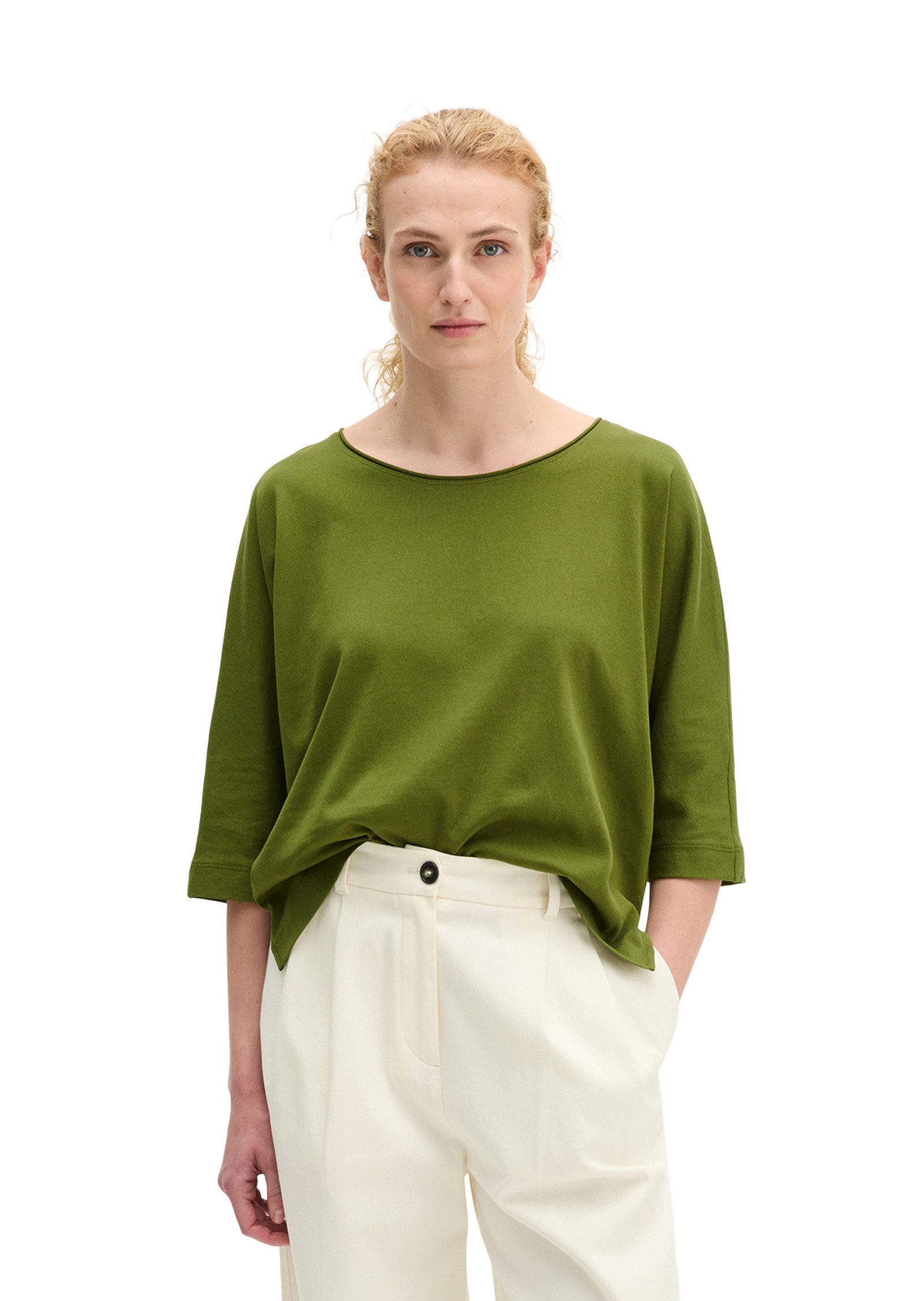 Marc O'Polo T-Shirt aus Feinstrick-Jersey