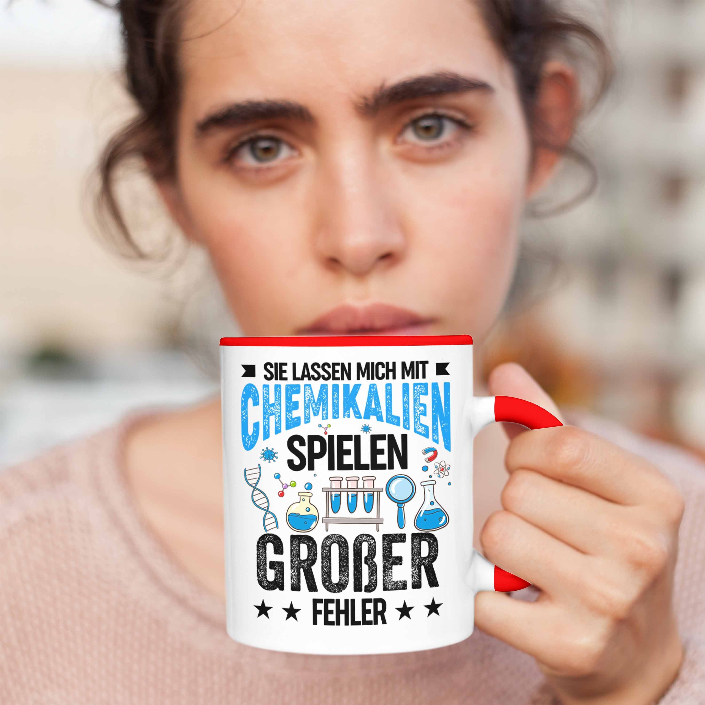 Chemiker Mich Student Geschenk - Chemikalien für Tasse Mich Lassen Trendation Tasse Spielen Trendation Chemie-Lehrer Sie Rot