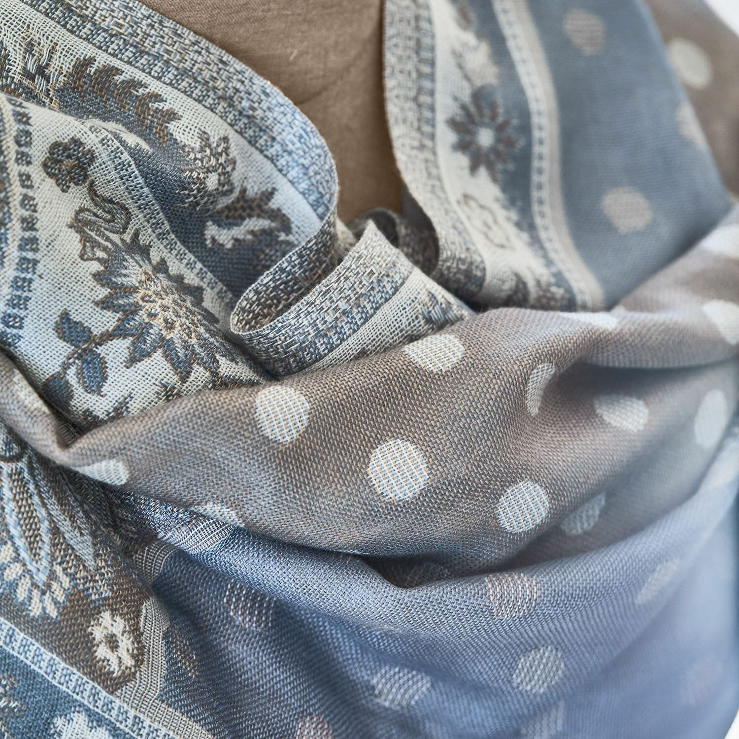 Mirabeau Modeschal Schal Bijapur beige/blau