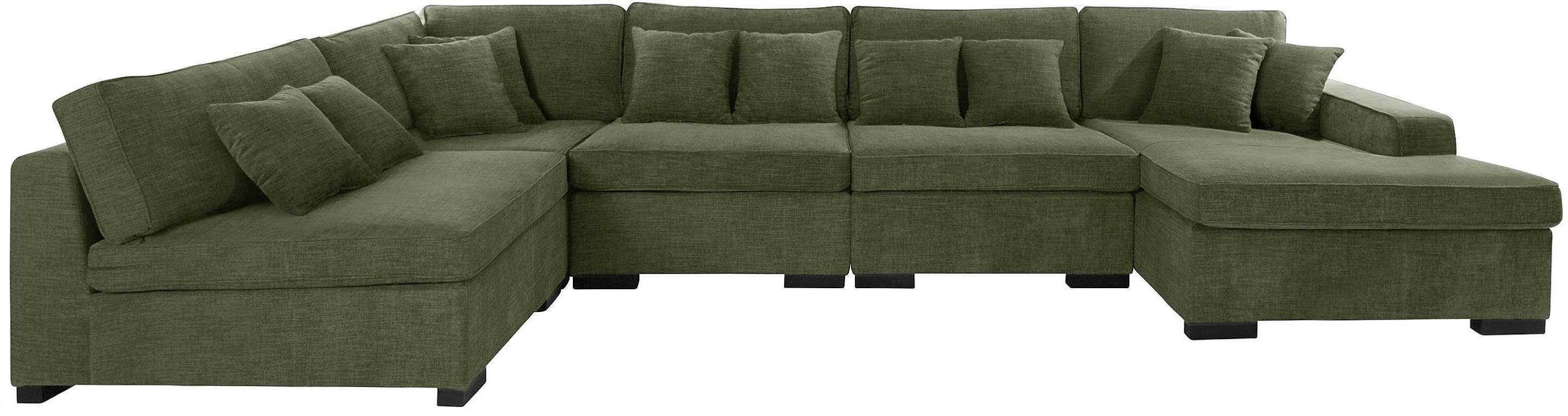 Home affaire Wohnlandschaft Skara U-Form, Lounge-Sofa günstig online kaufen