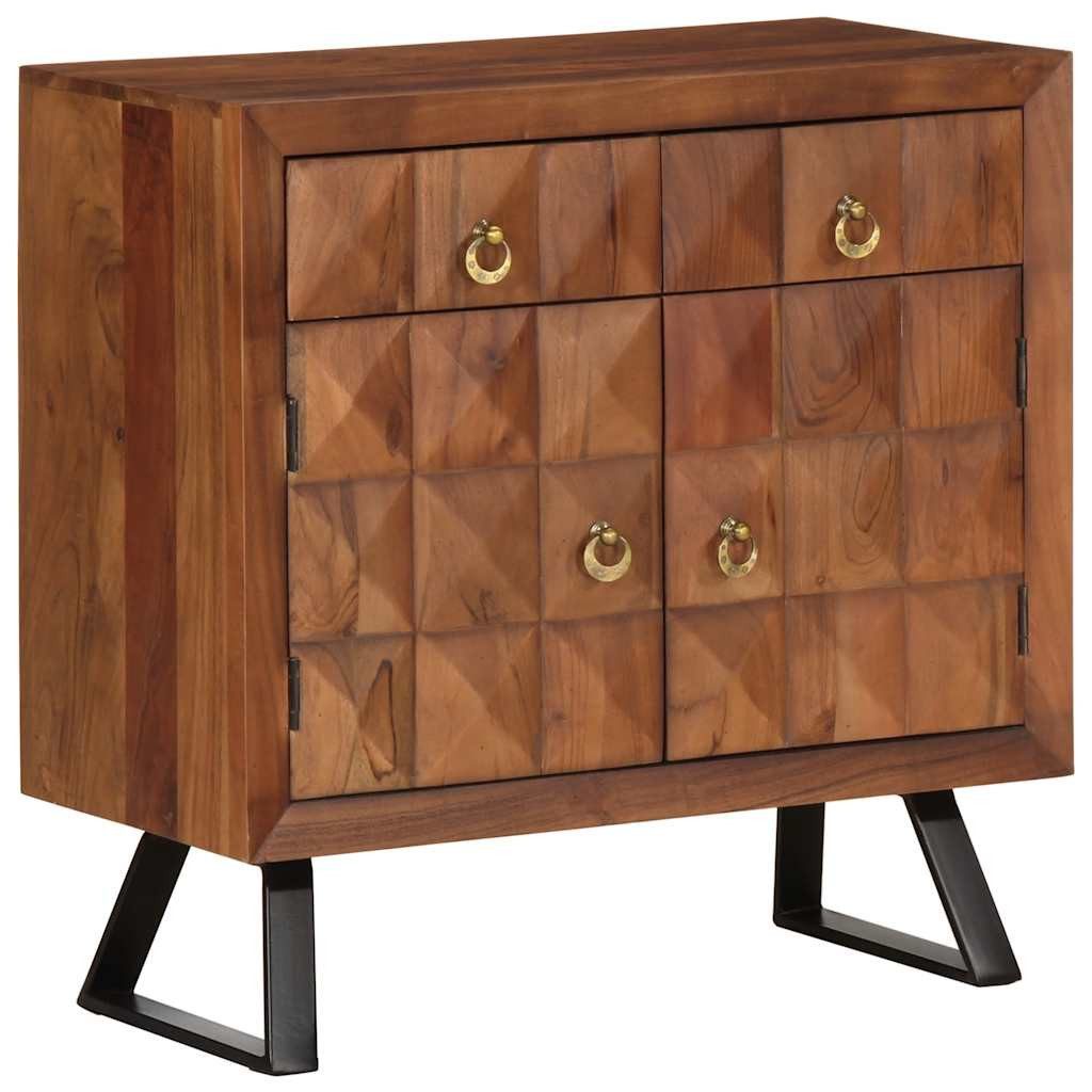 vidaXL Sideboard Schubladenschrank Honigbraun 70x35x70 cm Massivholz (1 St)