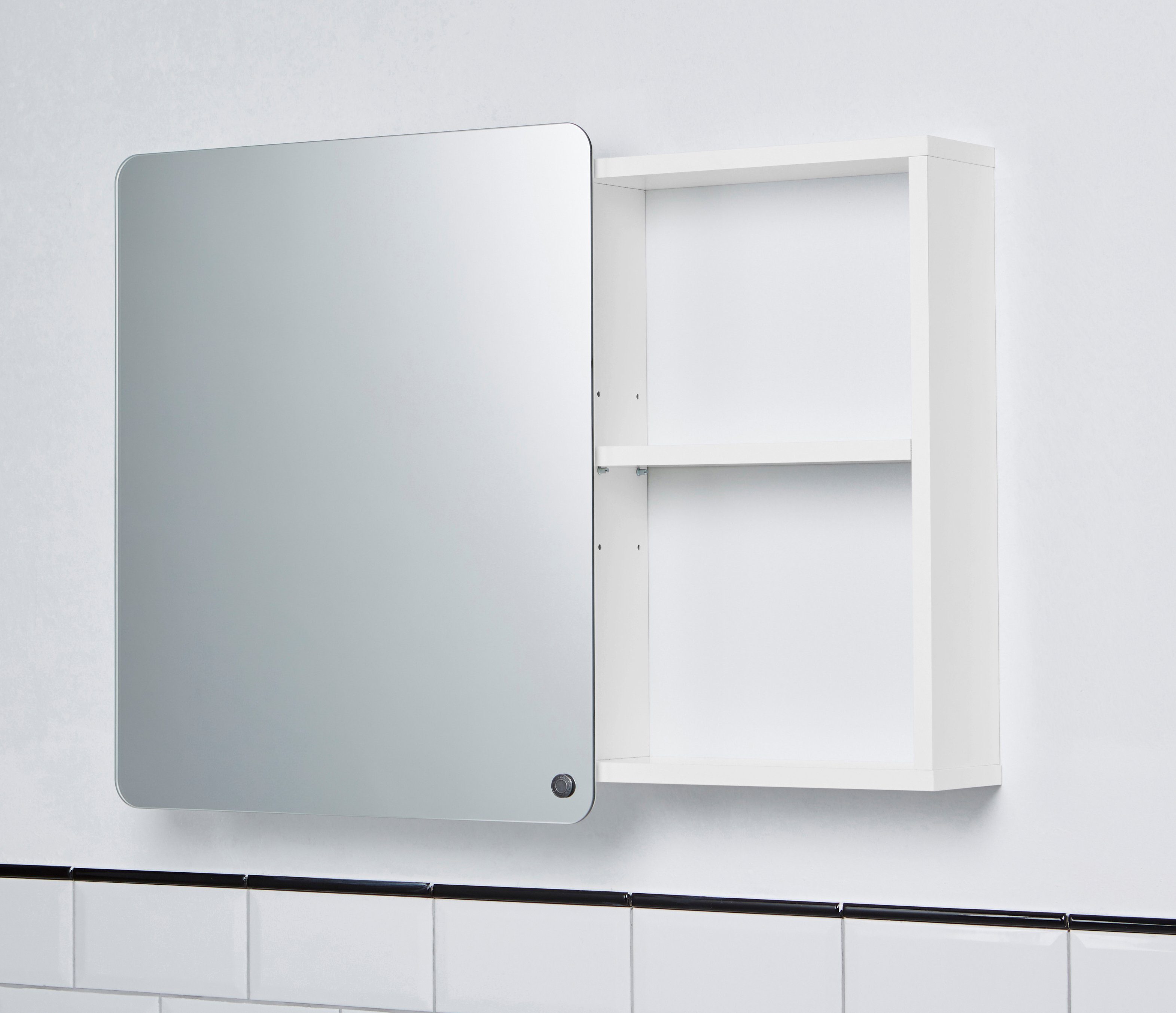 TOM TAILOR HOME Badspiegel COLOR BATH Large Mirror – mit Stauraum – in vielen schönen Farben, MDF mit gerundeten Ecken – rare Einzelstücke