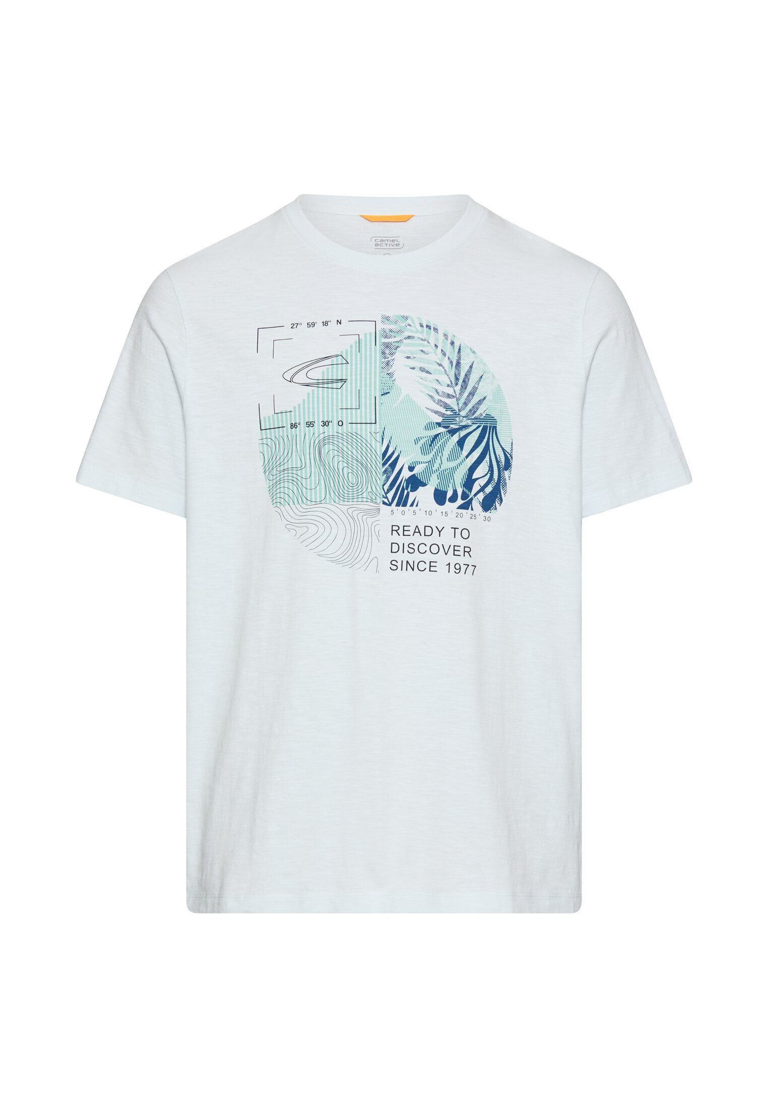 T-Shirt aus reiner Baumwolle Kurzarm