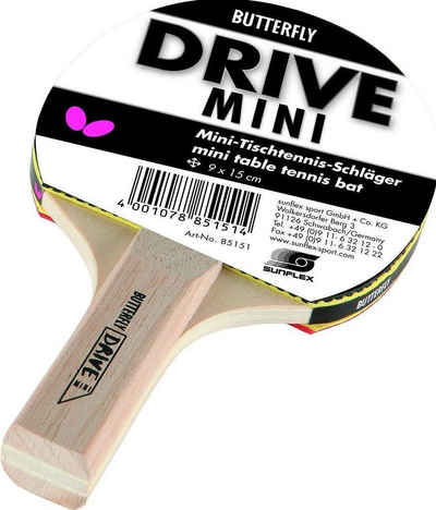 Butterfly Tischtennisschläger Drive Mini, Tischtennis Schläger Racket Table Tennis Bat