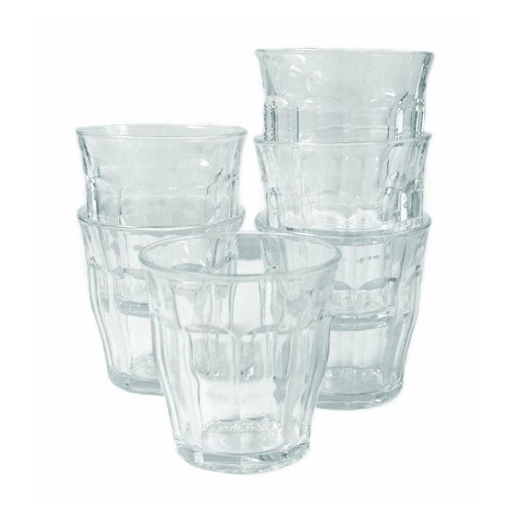Bormioli Rocco Glas Duralex Picardie Becher 310 ml 6er Set, Glas