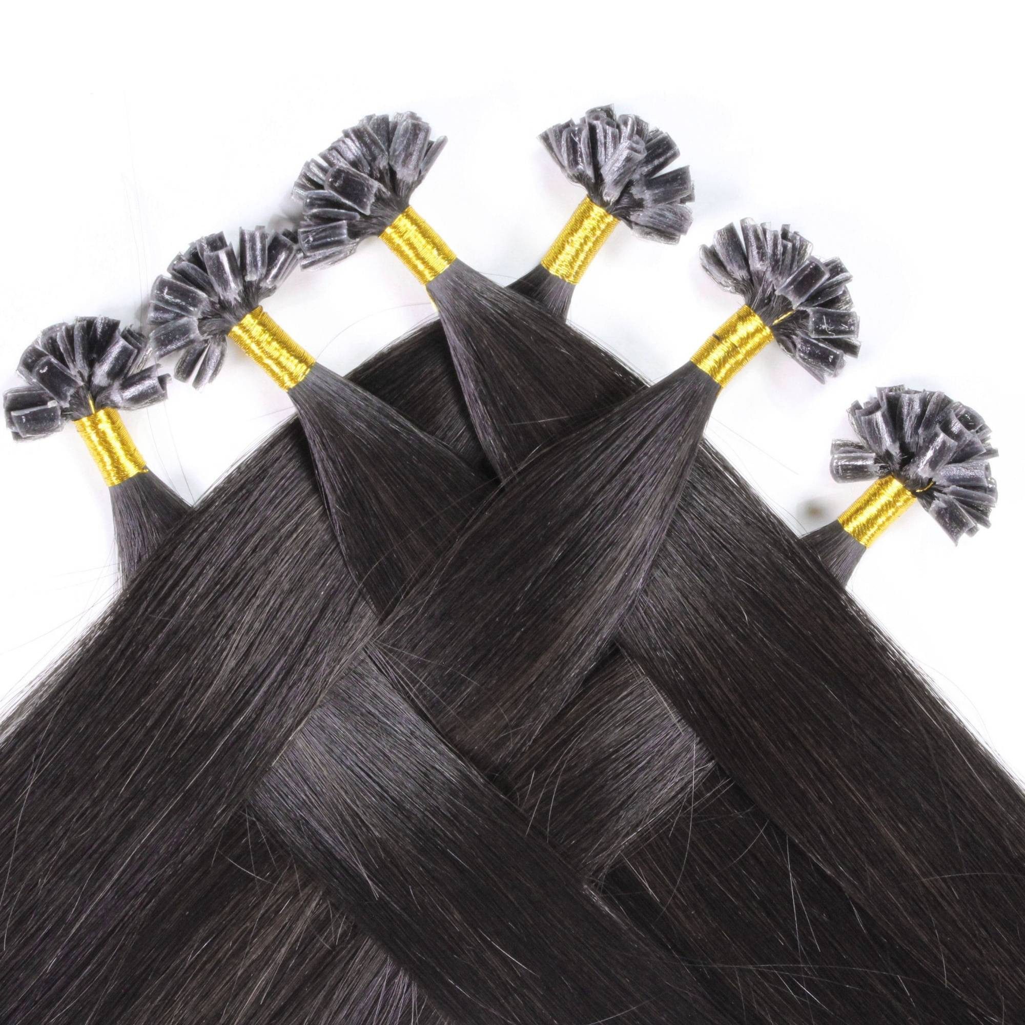 Echthaar-Extension Premium Rohhaar Bonding Extensions 50cm
