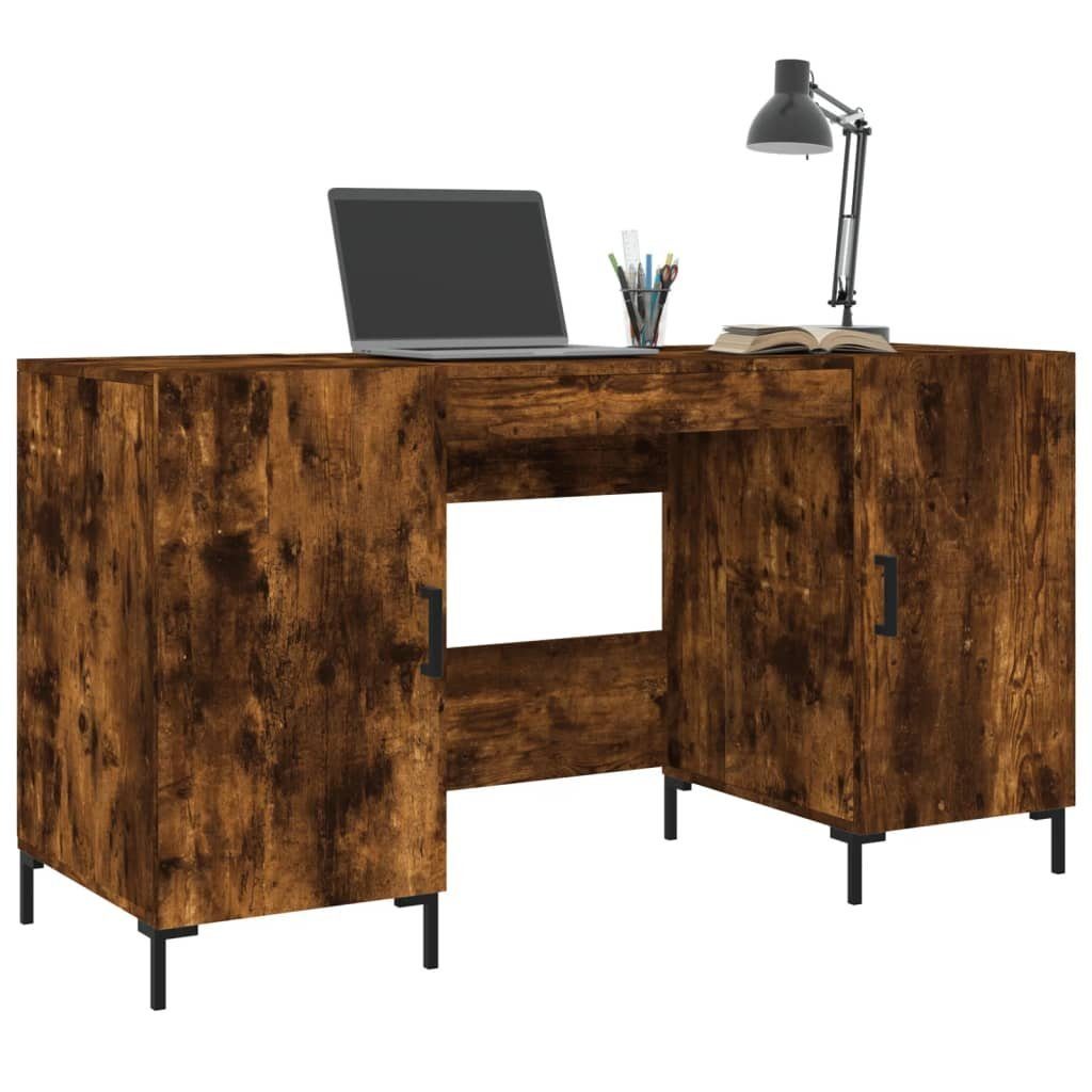 Räuchereiche Schreibtisch furnicato cm 140x50x75 Holzwerkstoff