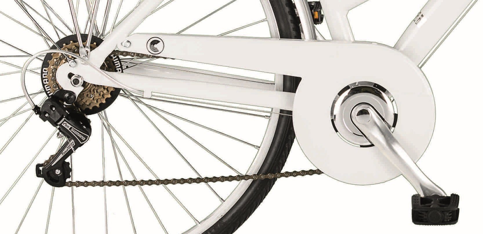 MBM Cityrad New Central Woman 28 Zoll, 6 Gang Shimano, Kettenschaltung, Citybike New Central Woman 28 Zoll